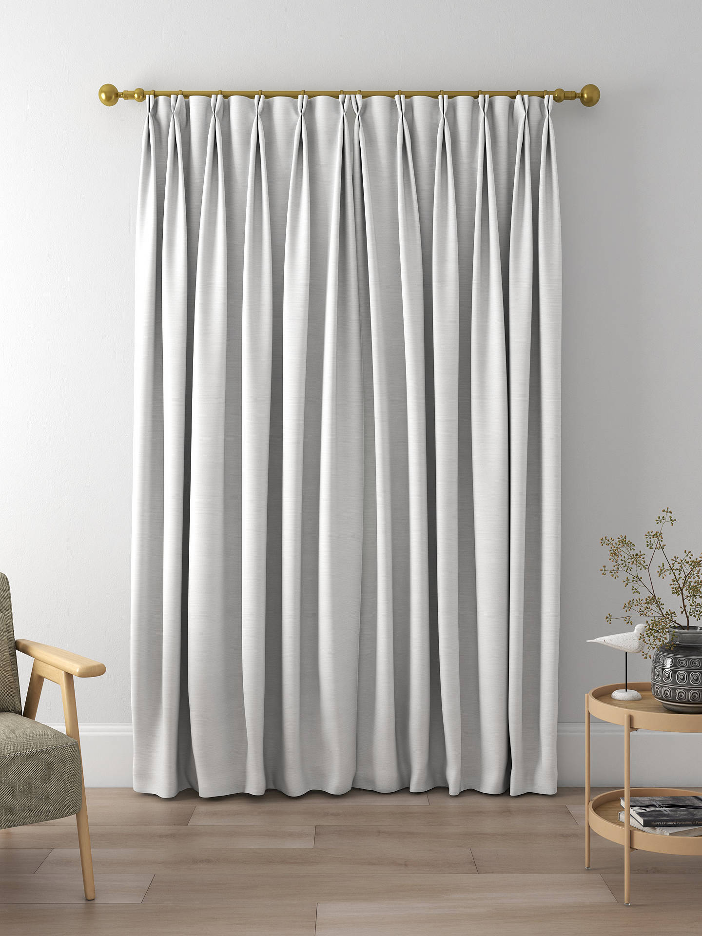 Designers Guild Pampas Made to Measure Curtains, Pearl