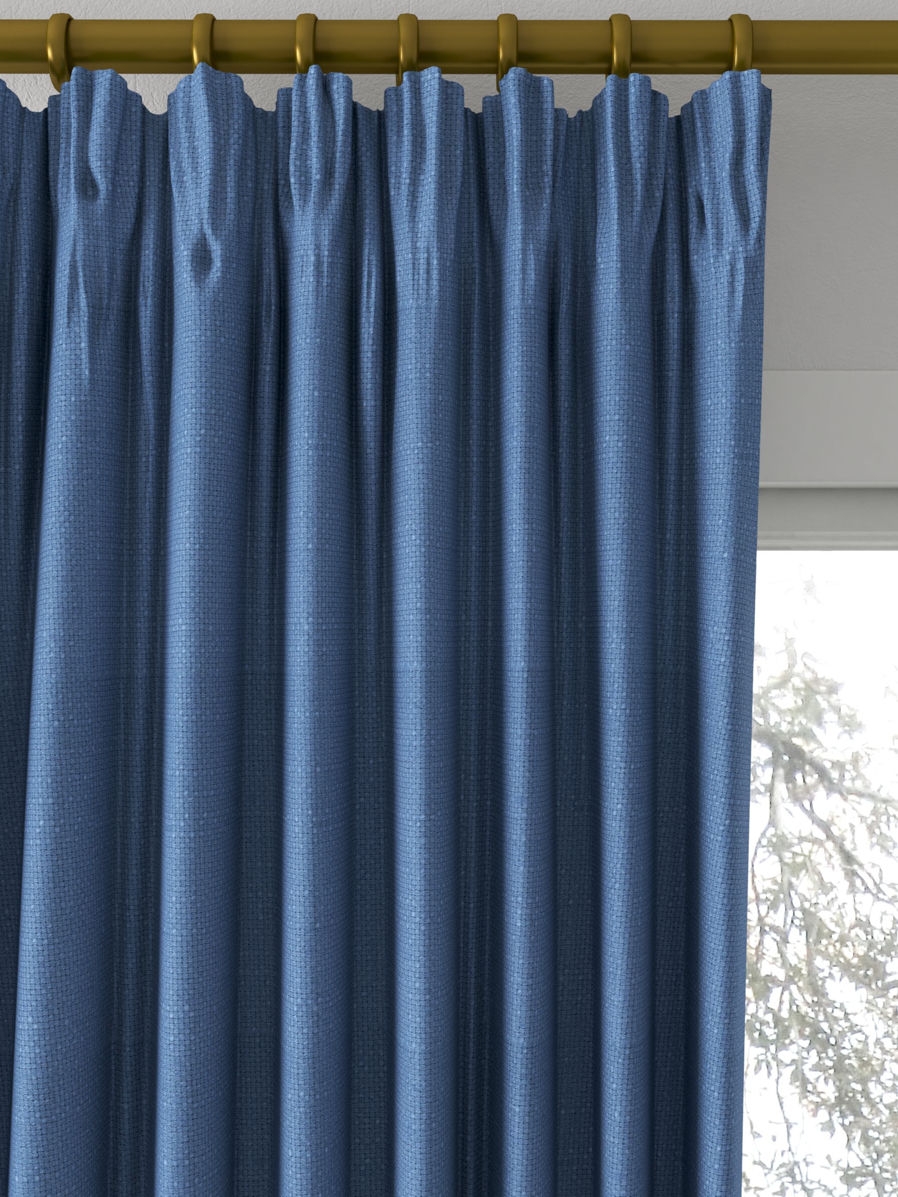 Sanderson Tuscany II Made to Measure Curtains, Cornflower Blue