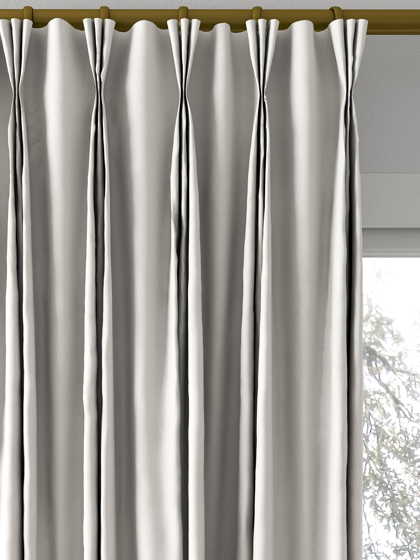 Designers Guild Madrid Made to Measure Curtains, Chalk