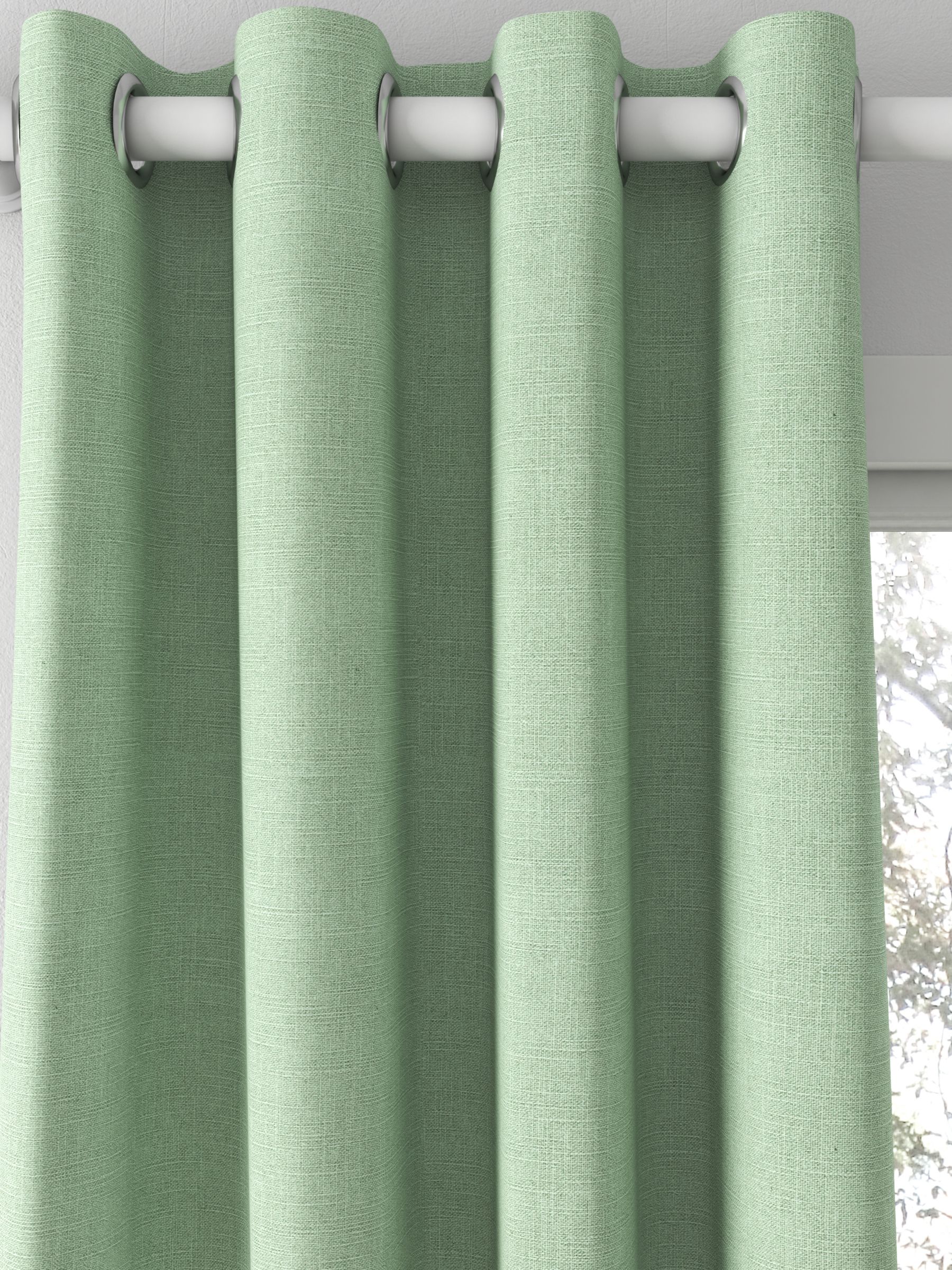 Sanderson Tuscany II Made to Measure Curtains, Silver Mint