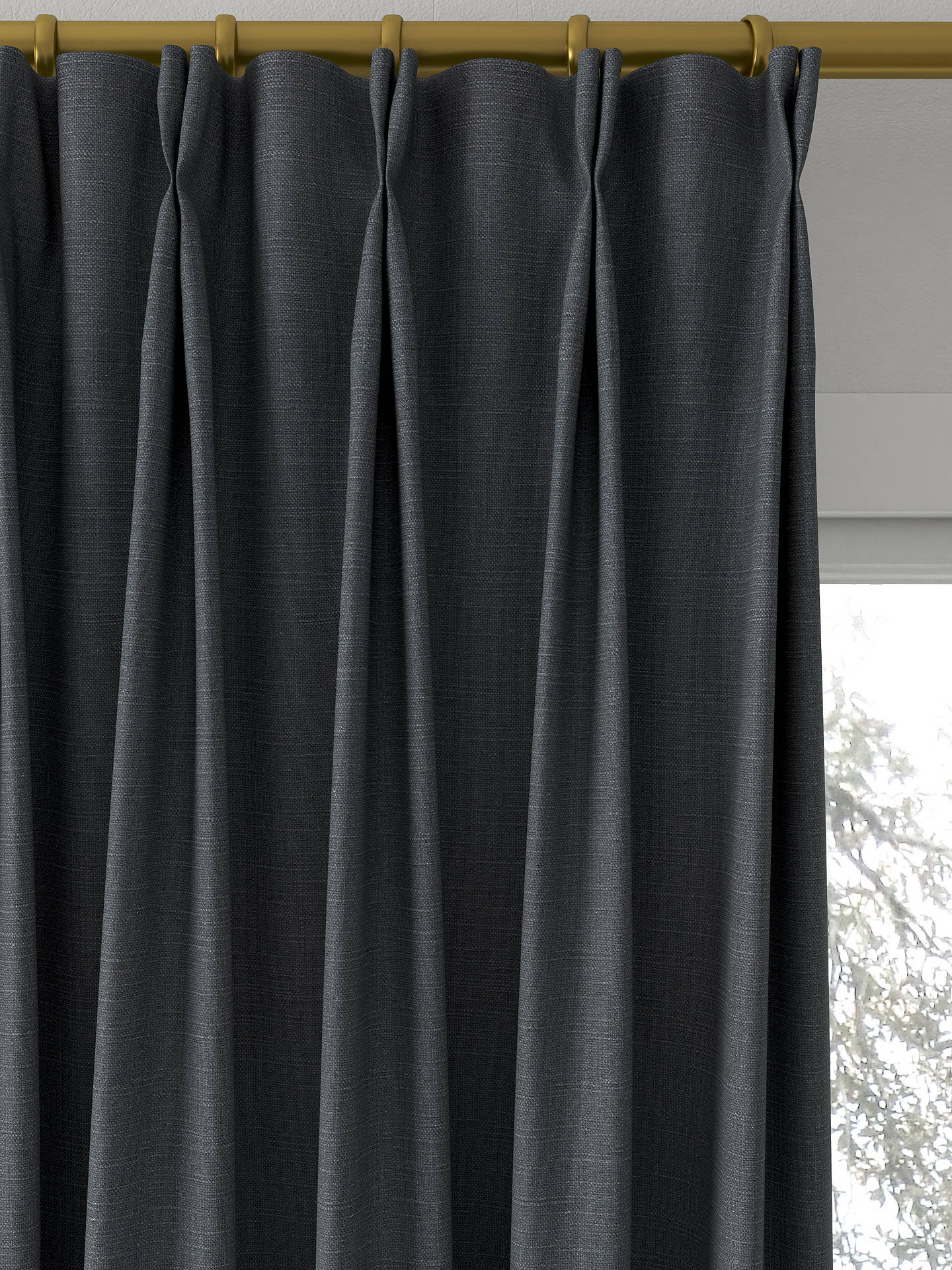 Sanderson Tuscany II Made to Measure Curtains, Slate