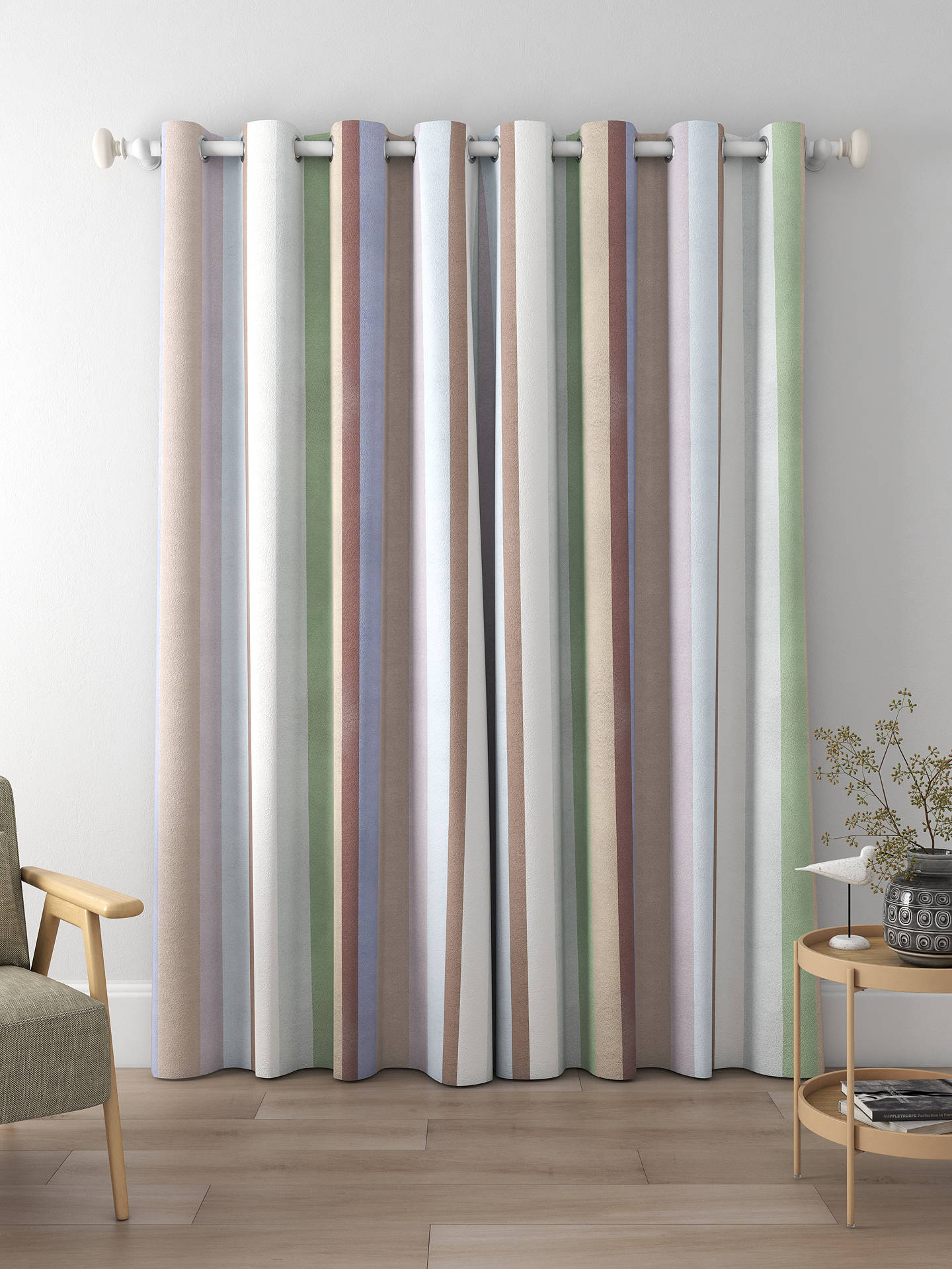 Designers Guild Saarika Made to Measure Curtains, Celadon