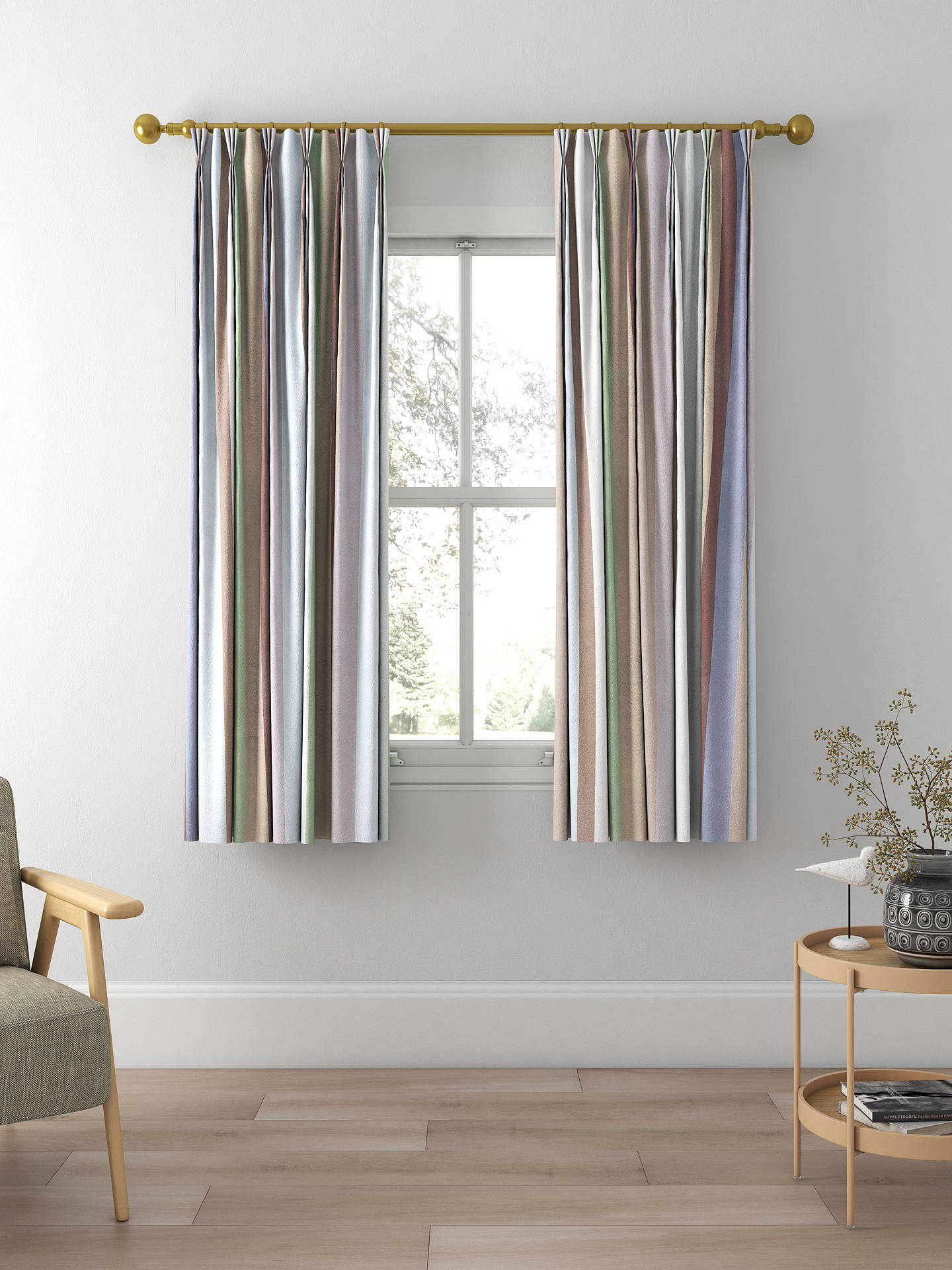 Designers Guild Saarika Made to Measure Curtains, Celadon