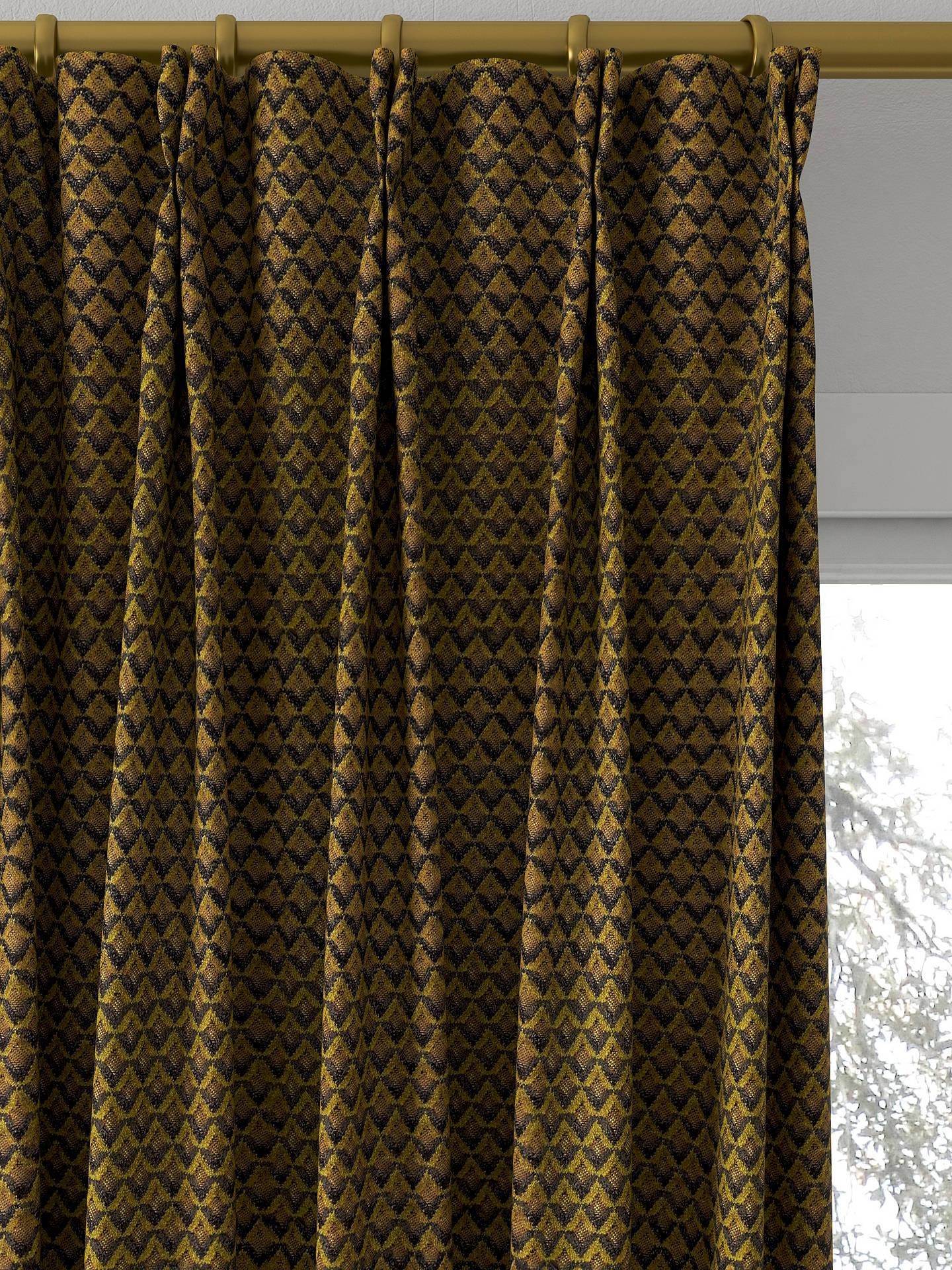Designers Guild Portland Made to Measure Curtains, Ochre