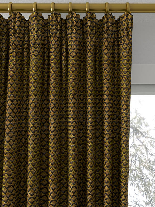 Designers Guild Portland Made to Measure Curtains, Ochre
