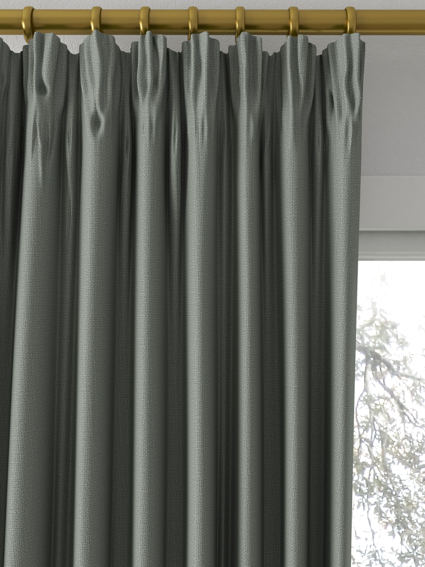 Sanderson Tuscany II Made to Measure Curtains, Pewter