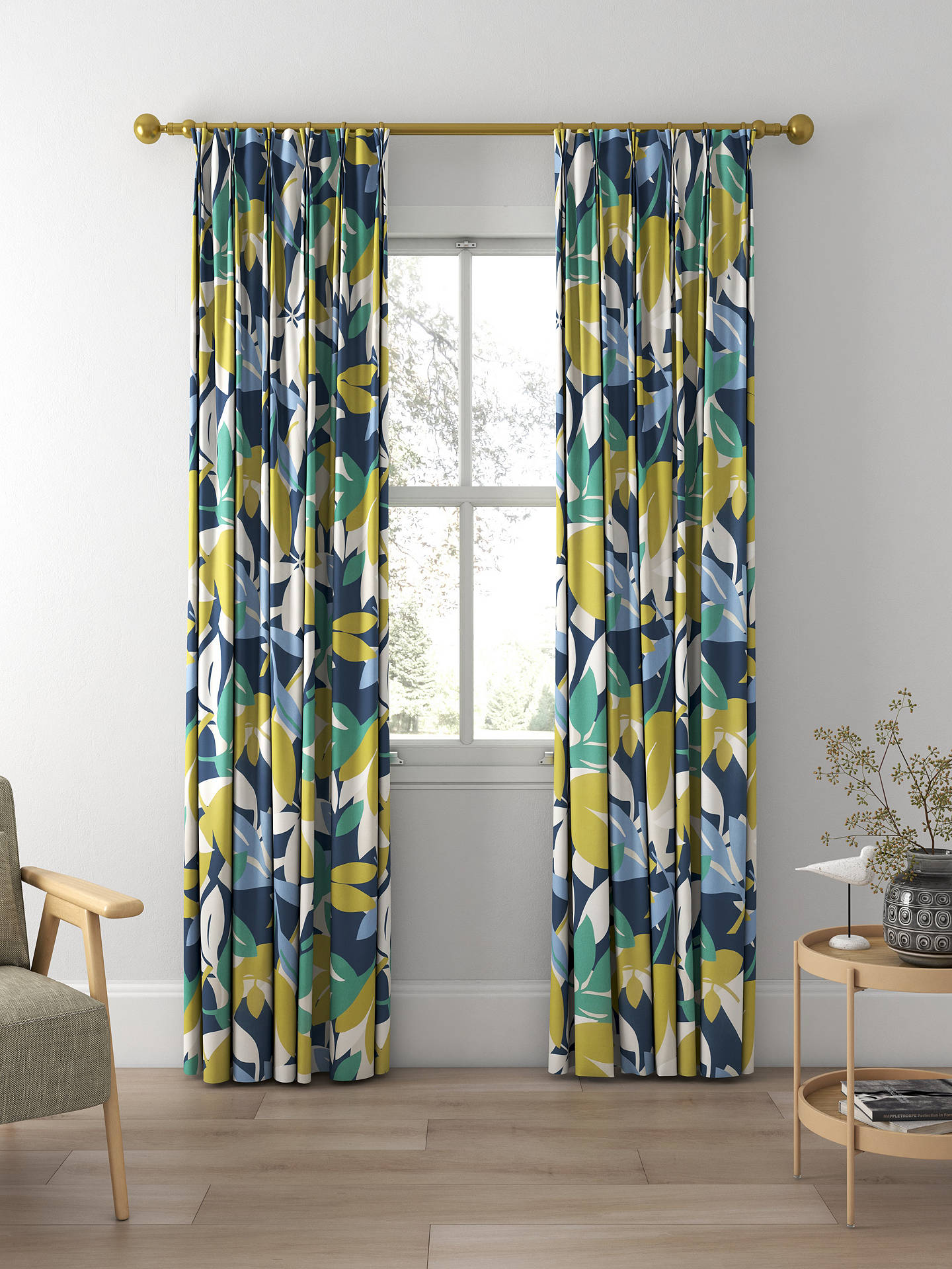 Scion Baja Made to Measure Curtains, Forest
