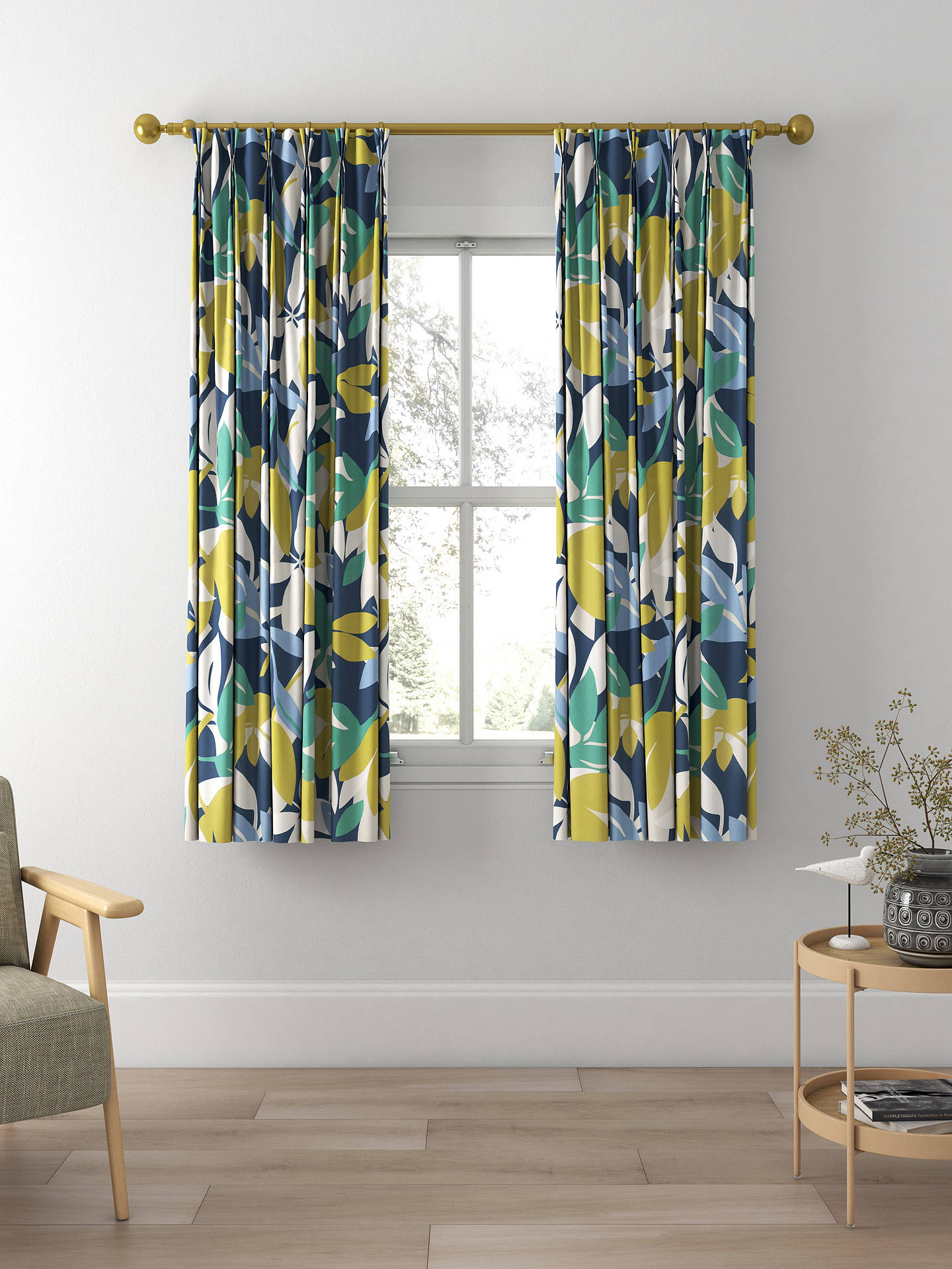 Scion Baja Made to Measure Curtains, Forest