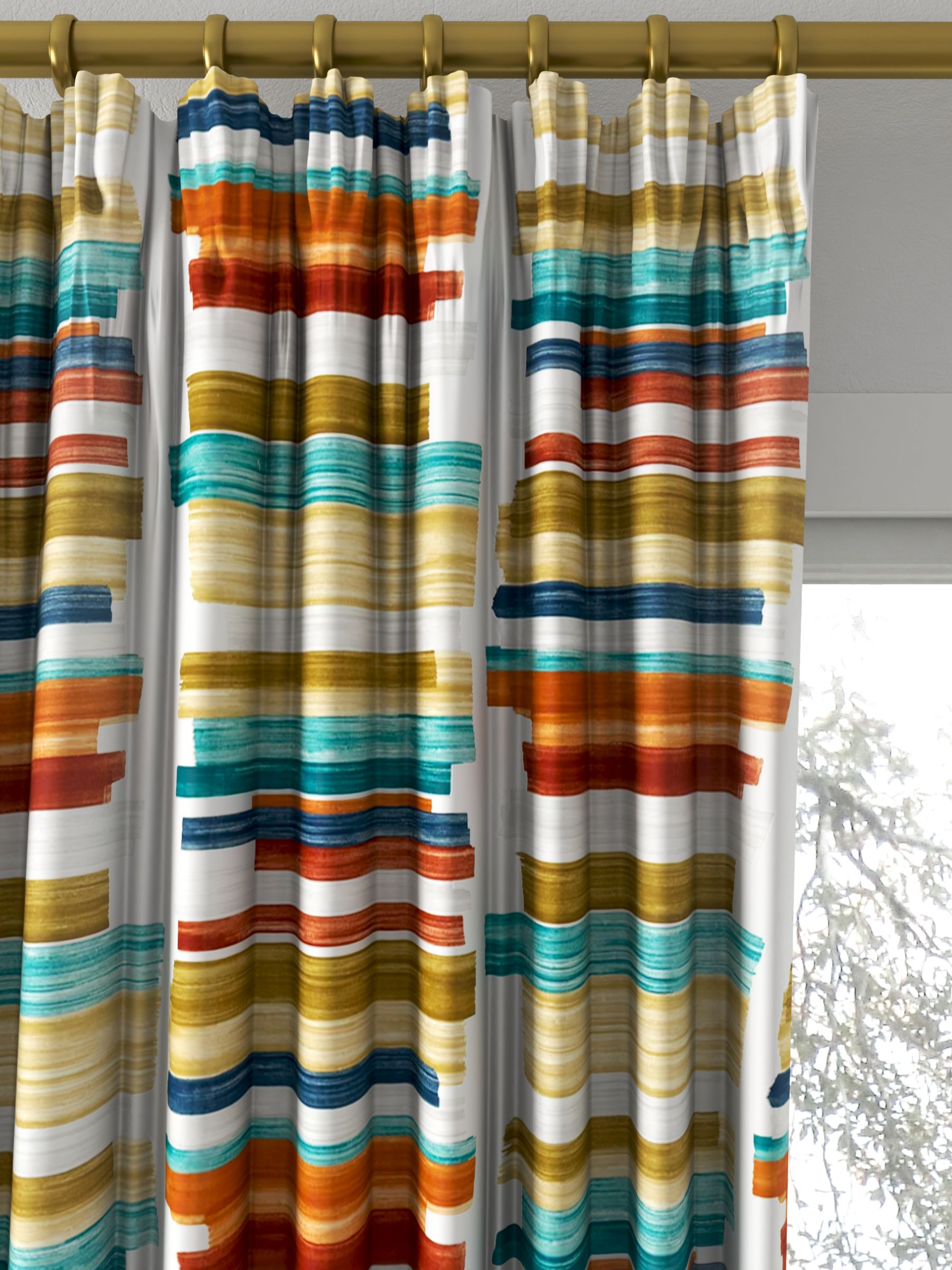 Harlequin Calcine Made to Measure Curtains, Paprika