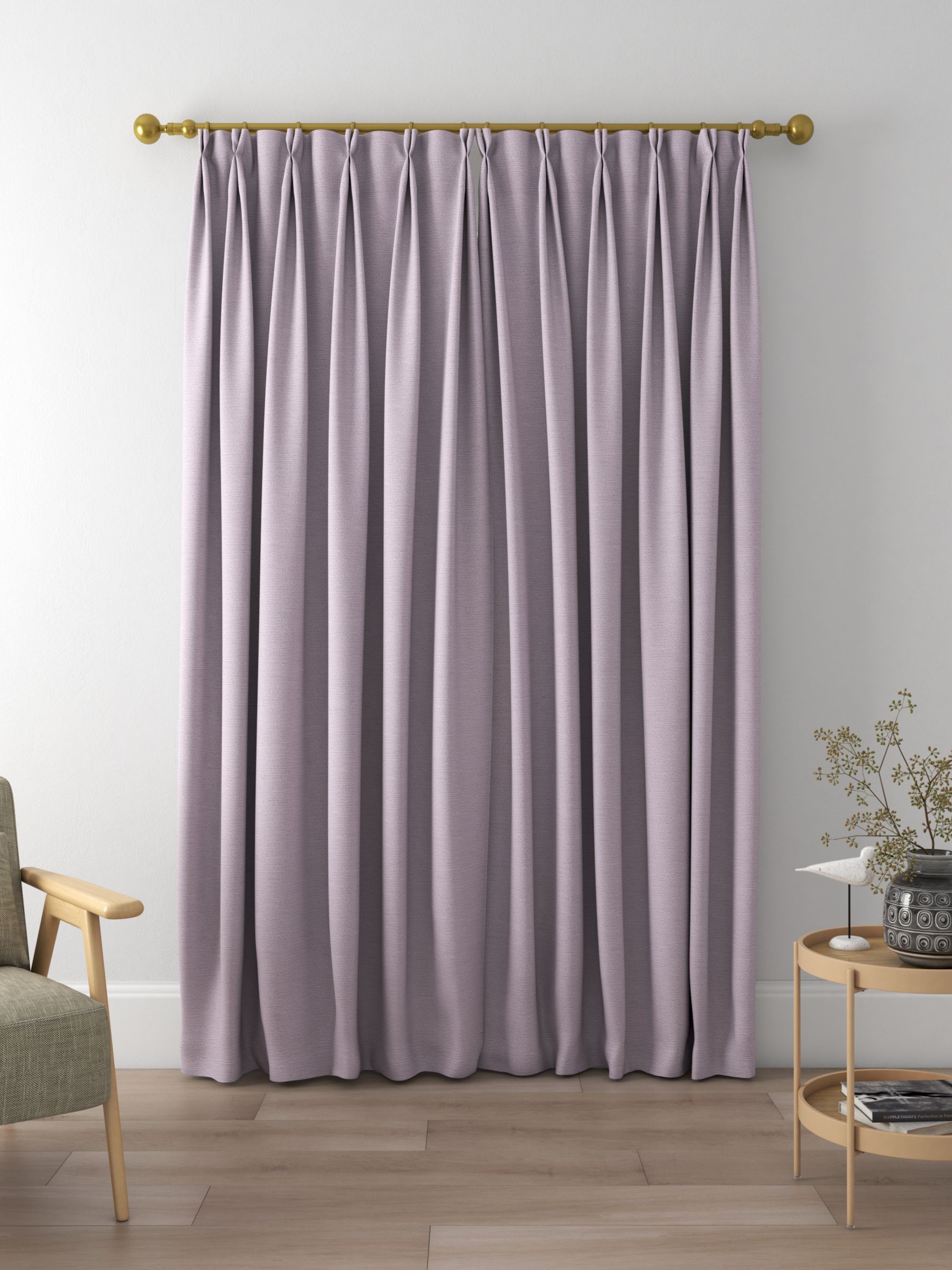 Designers Guild Pampas Made to Measure Curtains, Shell