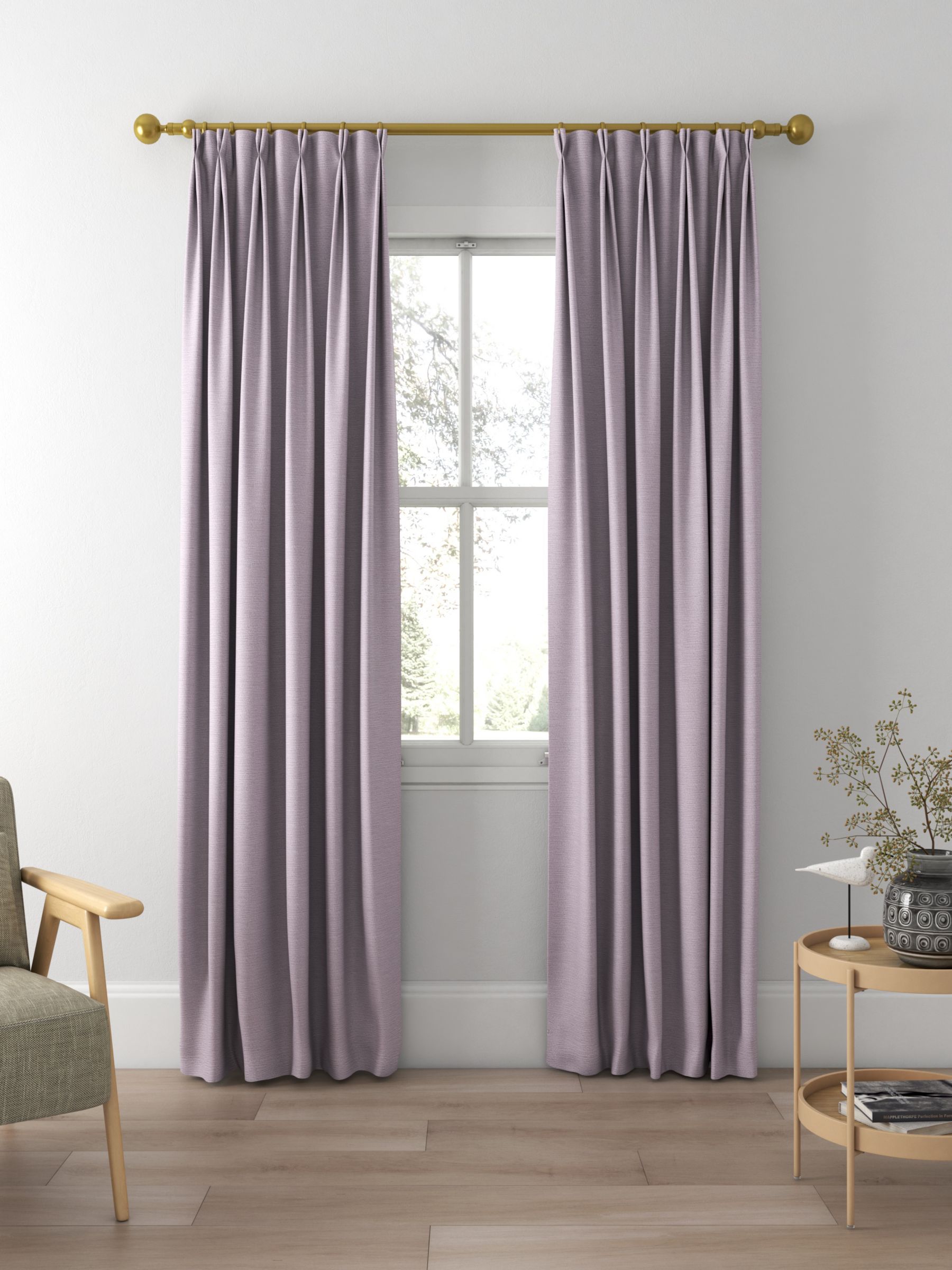 Designers Guild Pampas Made to Measure Curtains, Shell