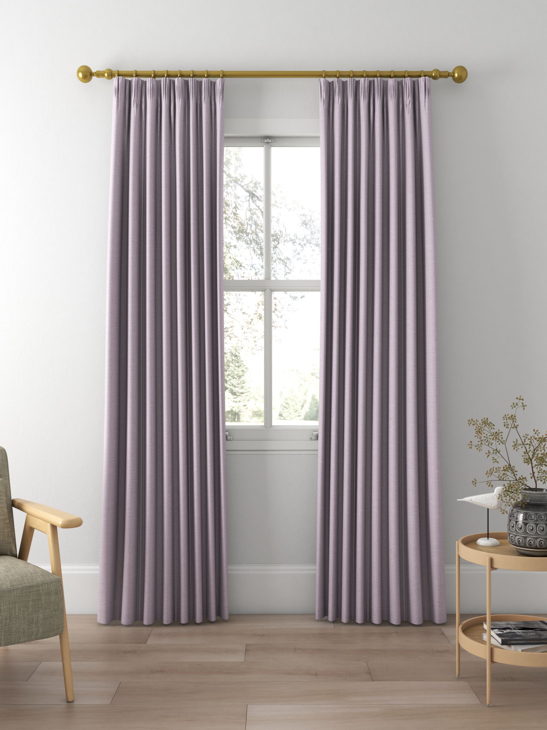 Designers Guild Pampas Made to Measure Curtains, Shell