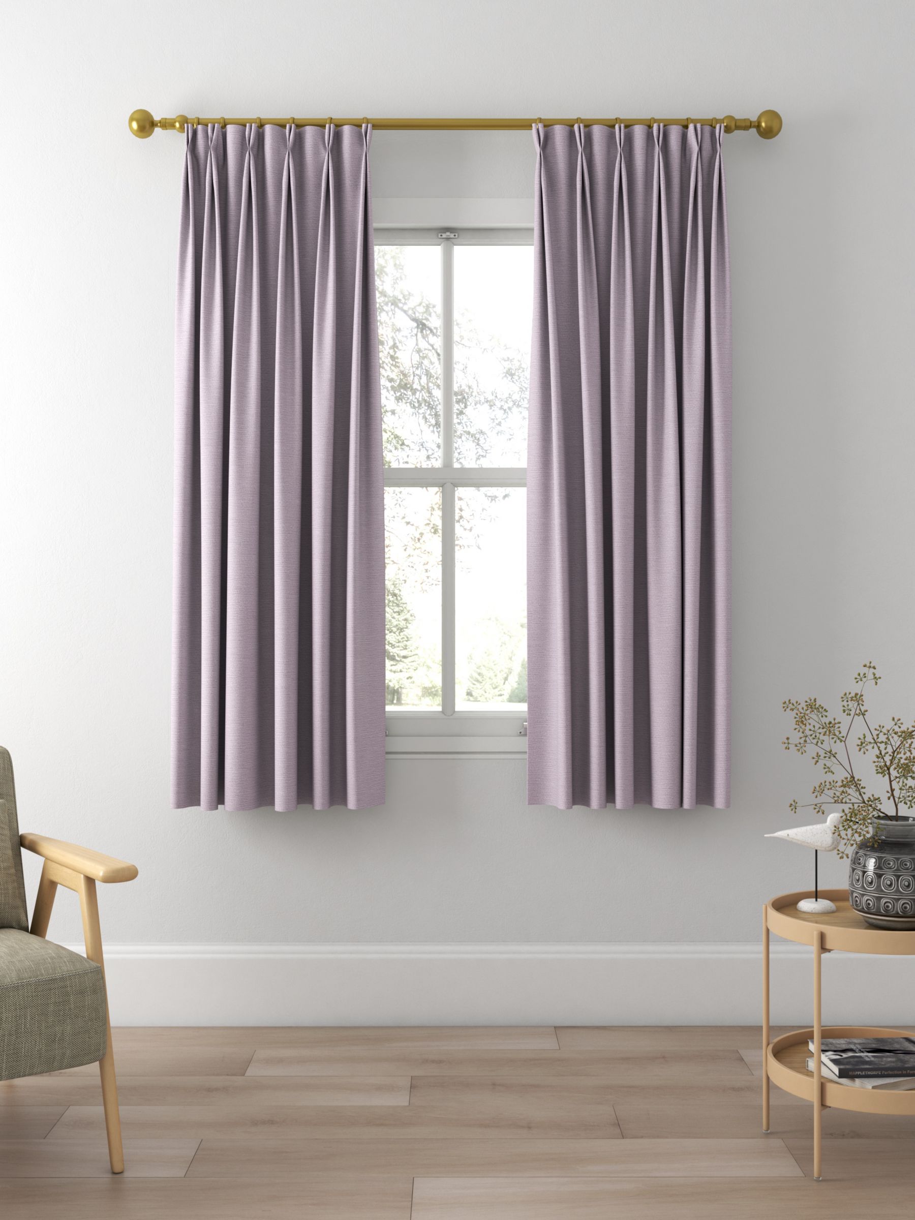 Designers Guild Pampas Made to Measure Curtains, Shell