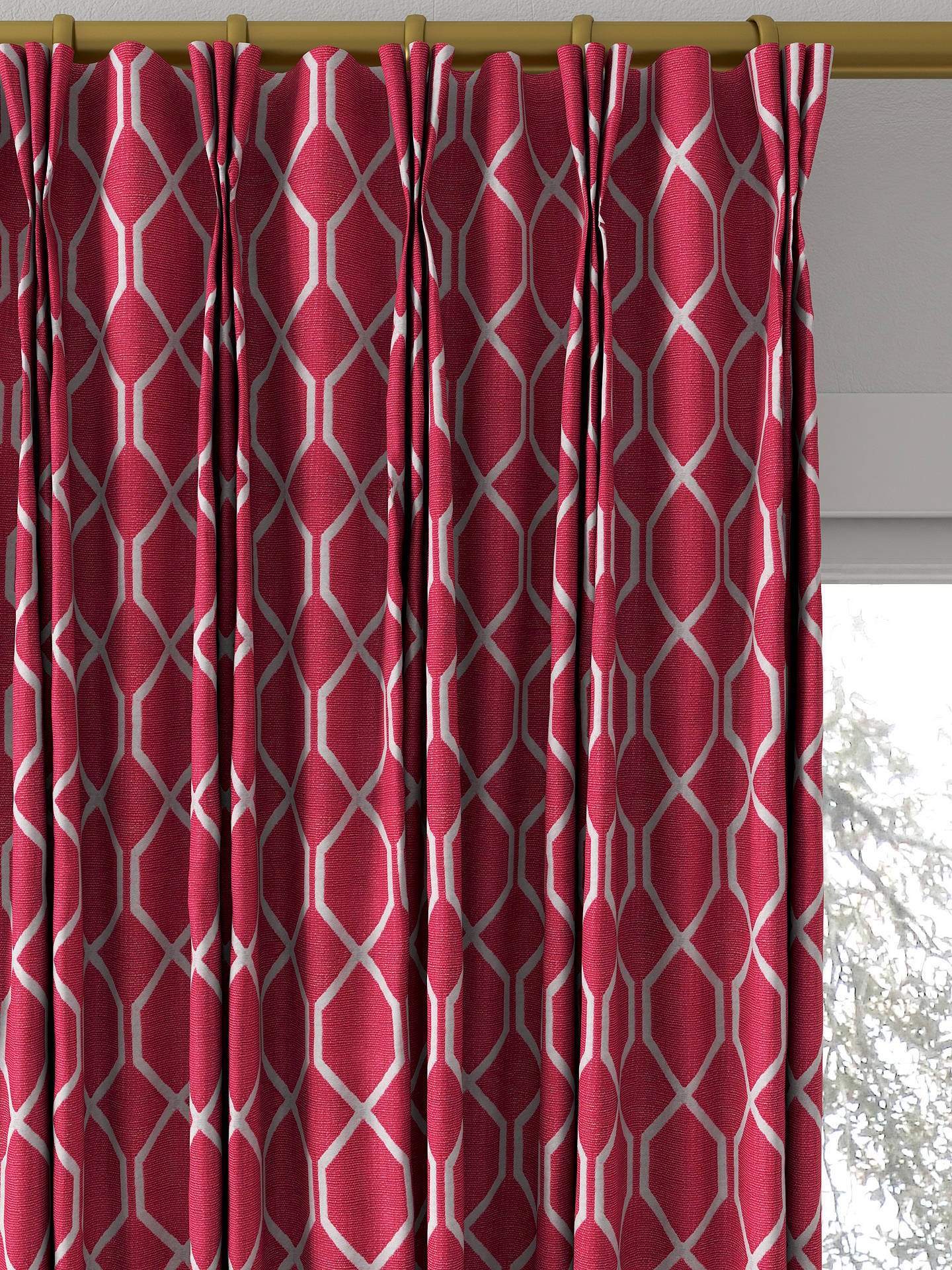 Sanderson Botanic	Furnishing Fabric Made to Measure Curtains, Rhodera