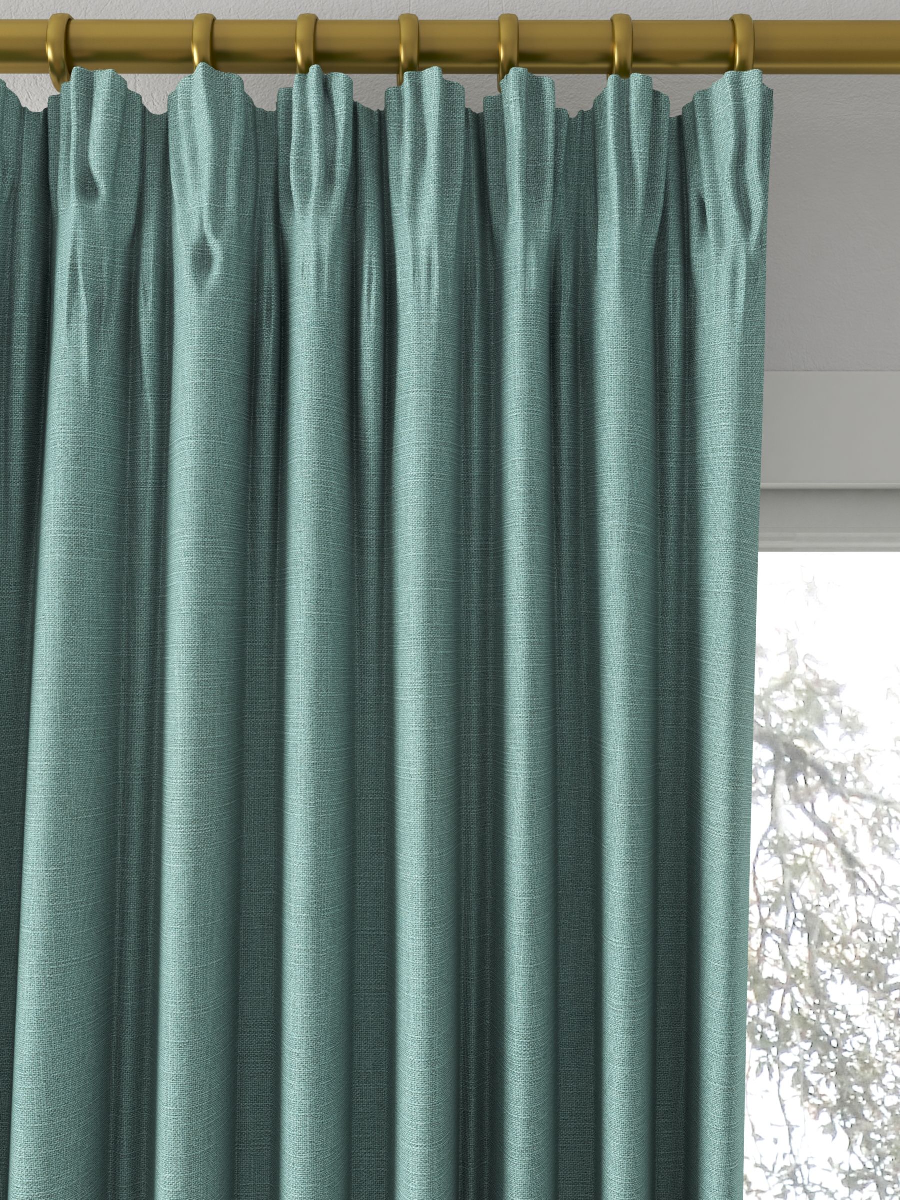 Sanderson Tuscany II Made to Measure Curtains, Duck Egg