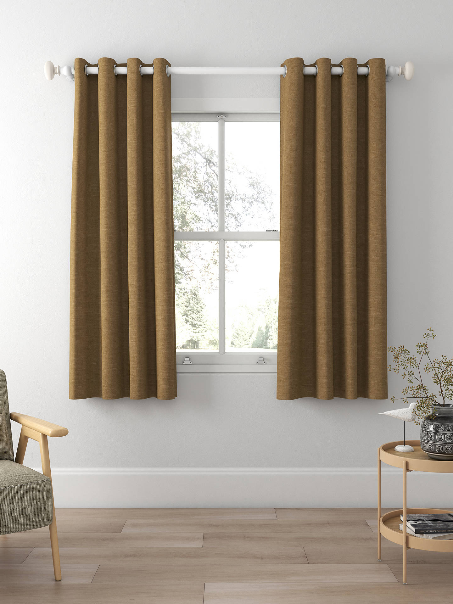 Sanderson Tuscany II Made to Measure Curtains, Hay