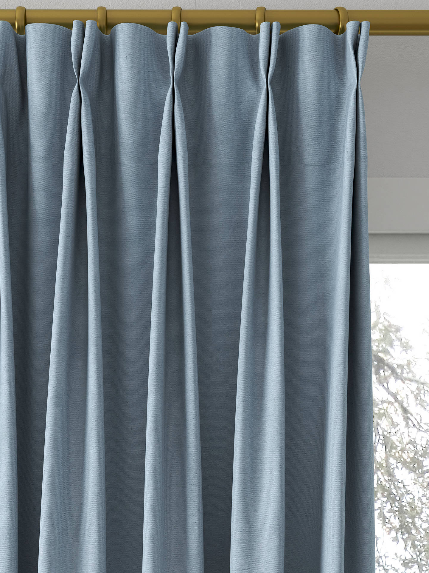 Designers Guild Madrid Made to Measure Curtains, Water Blue