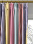 Harlequin Funfair Stripe Made to Measure Curtains or Roman Blind, Grape/Cherry