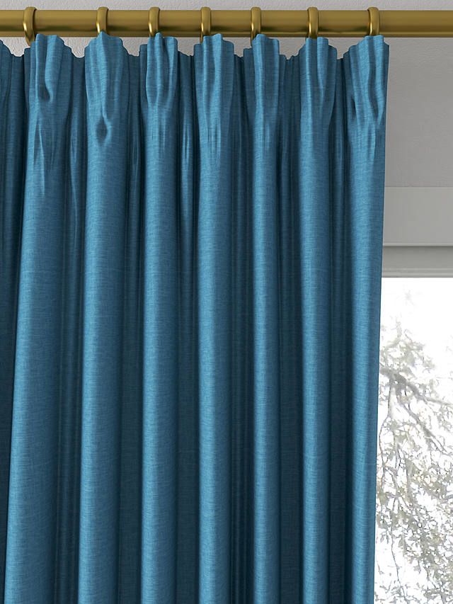 Sanderson Tuscany II Made to Measure Curtains, Steel Blue