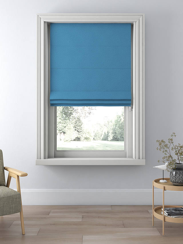 Sanderson Tuscany II Made to Measure Curtains, Steel Blue