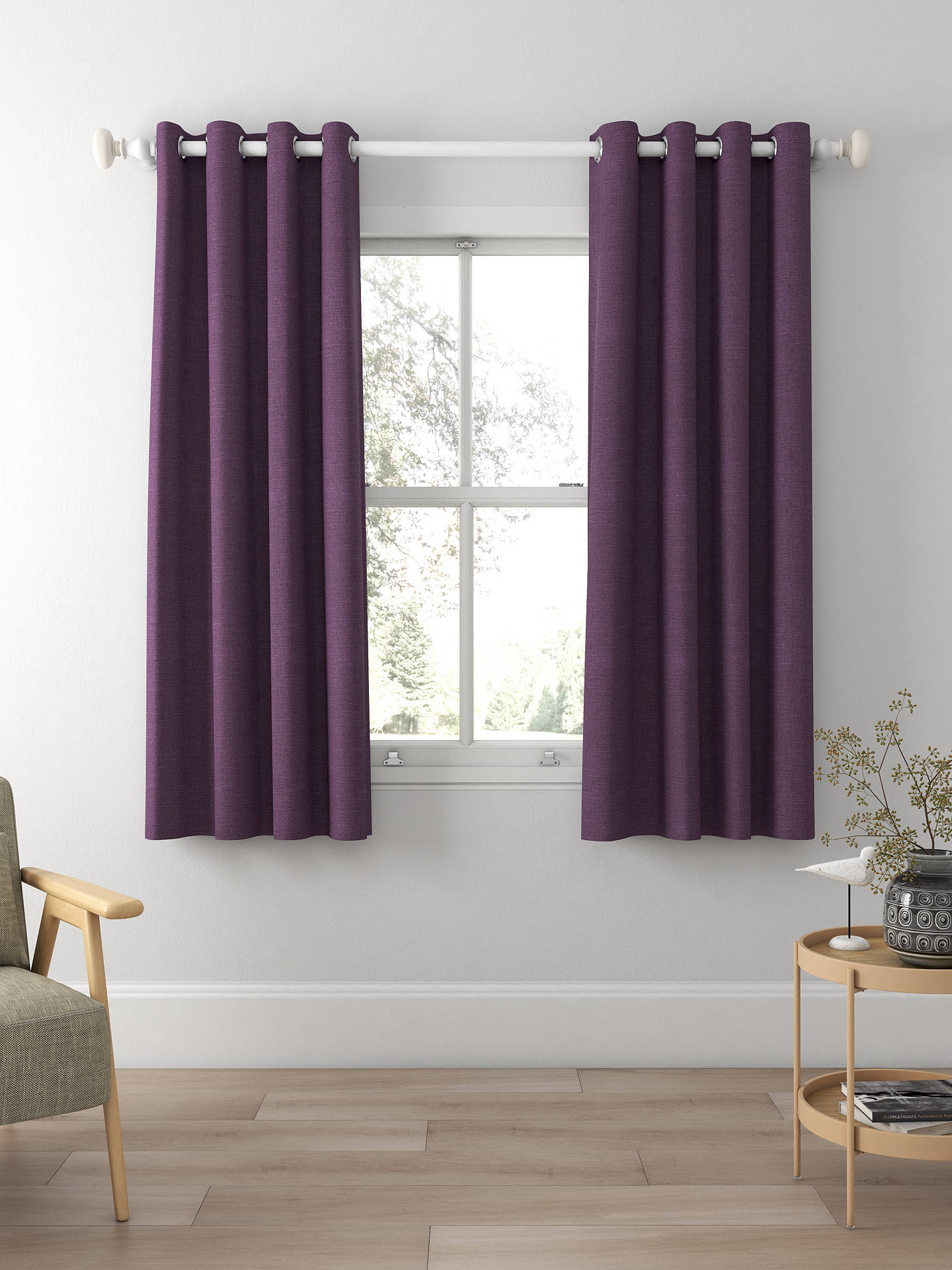 Sanderson Tuscany II Made to Measure Curtains, Thistle