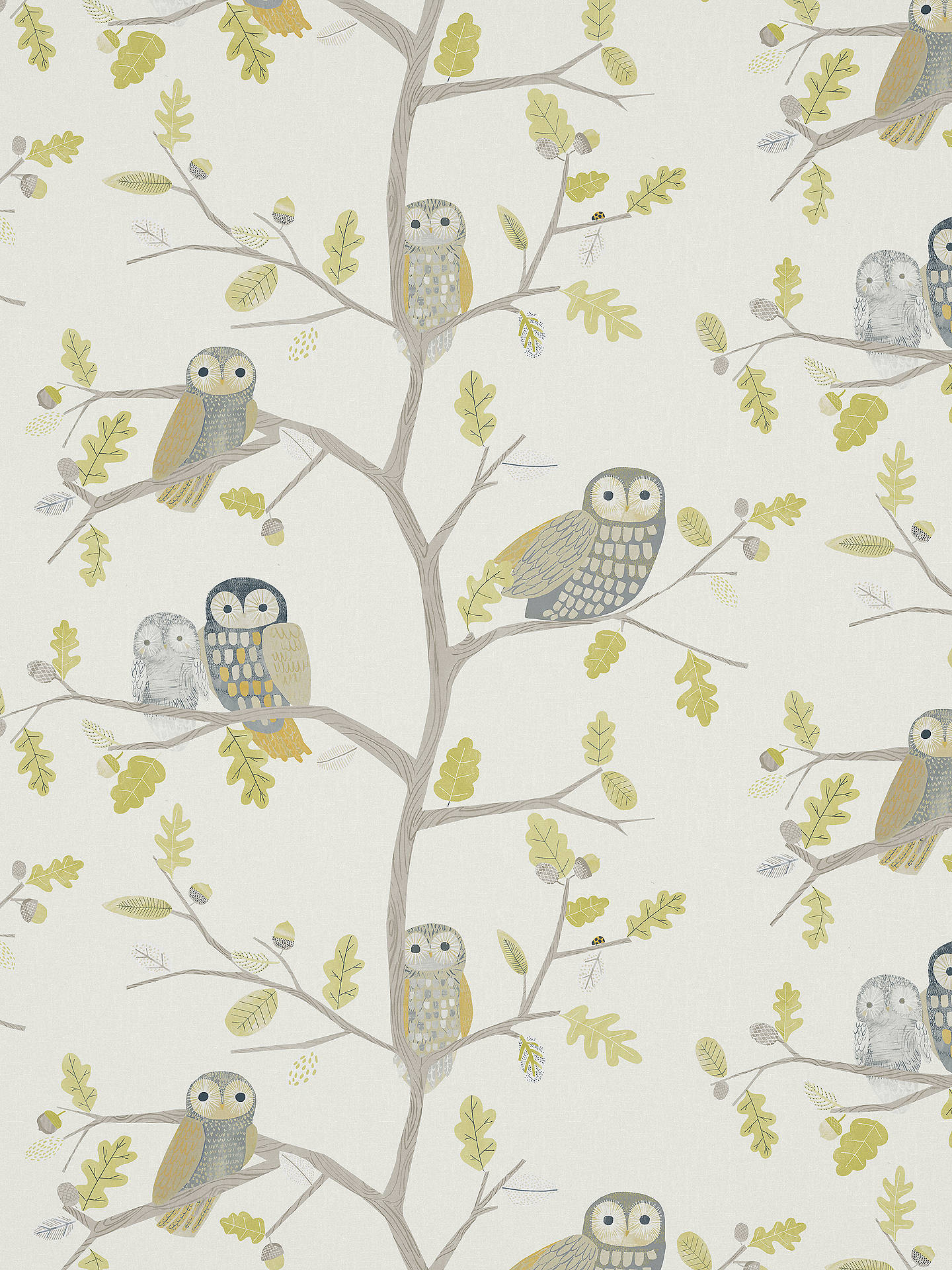Harlequin Little Owls Made to Measure Curtains, Kiwi