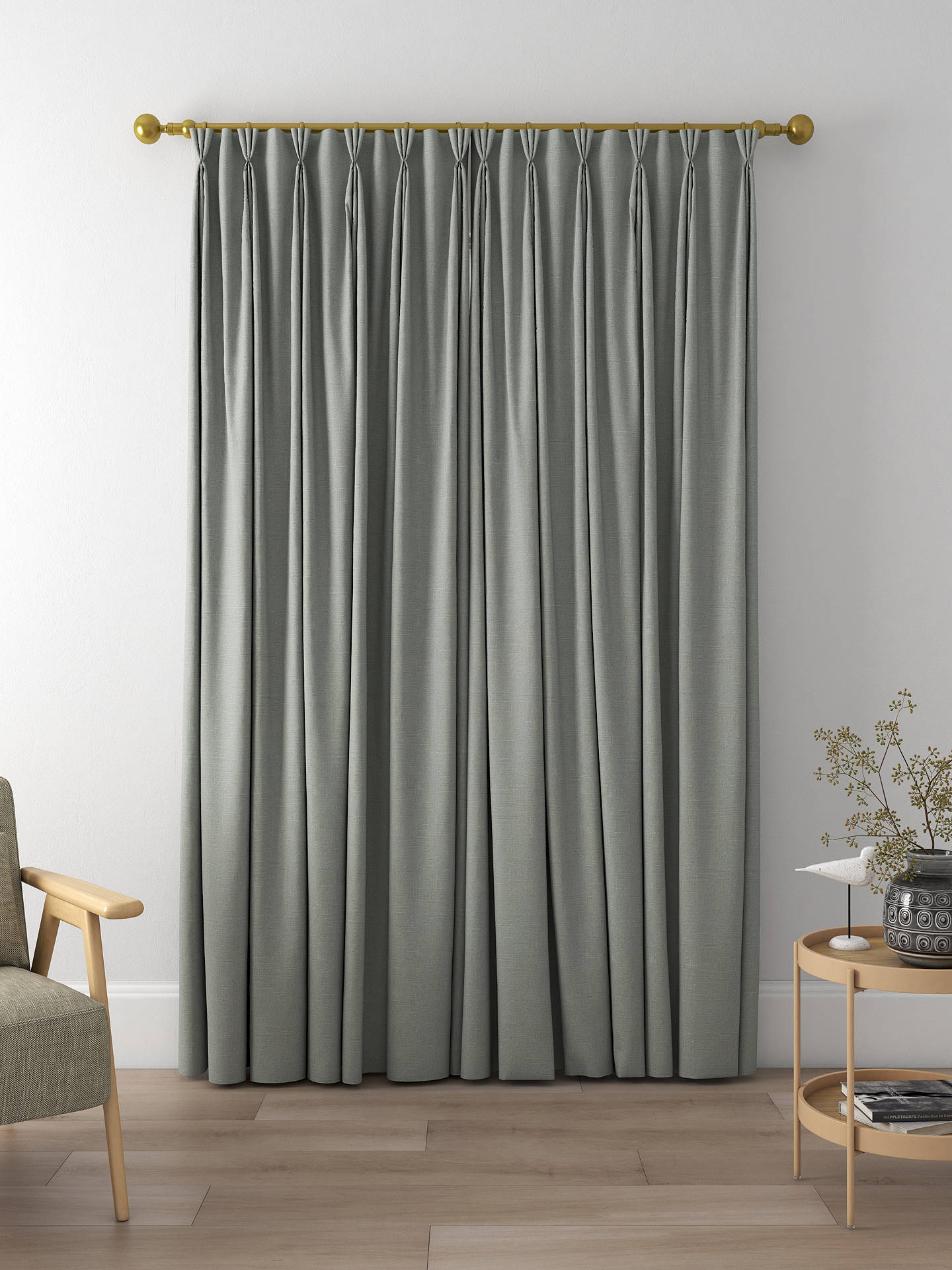 Sanderson Tuscany II Made to Measure Curtains, Wren Feather