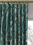 Designers Guild Uchiwa Made to Measure Curtains or Roman Blind, Teal
