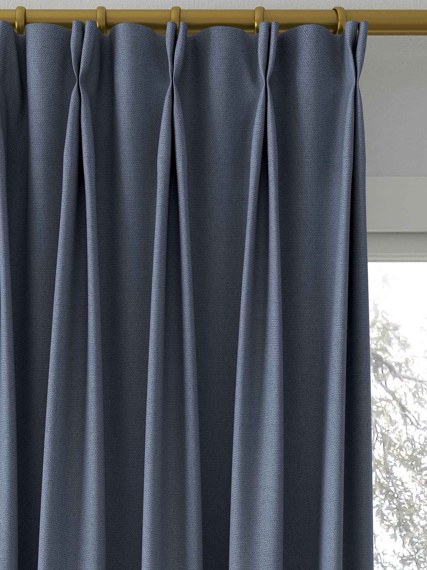 Designers Guild Madrid Made to Measure Curtains, Blue