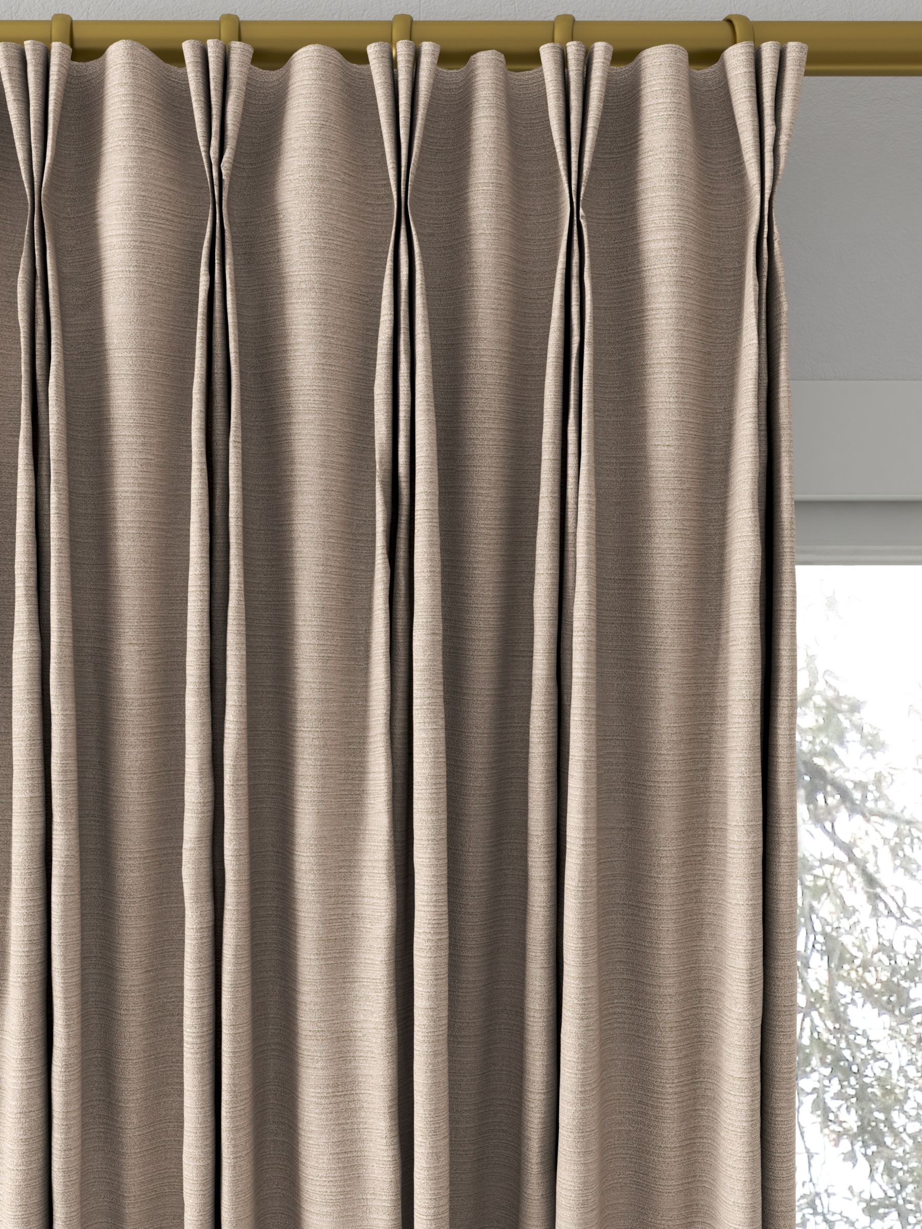 Designers Guild Pampas Made to Measure Curtains, Biscuit
