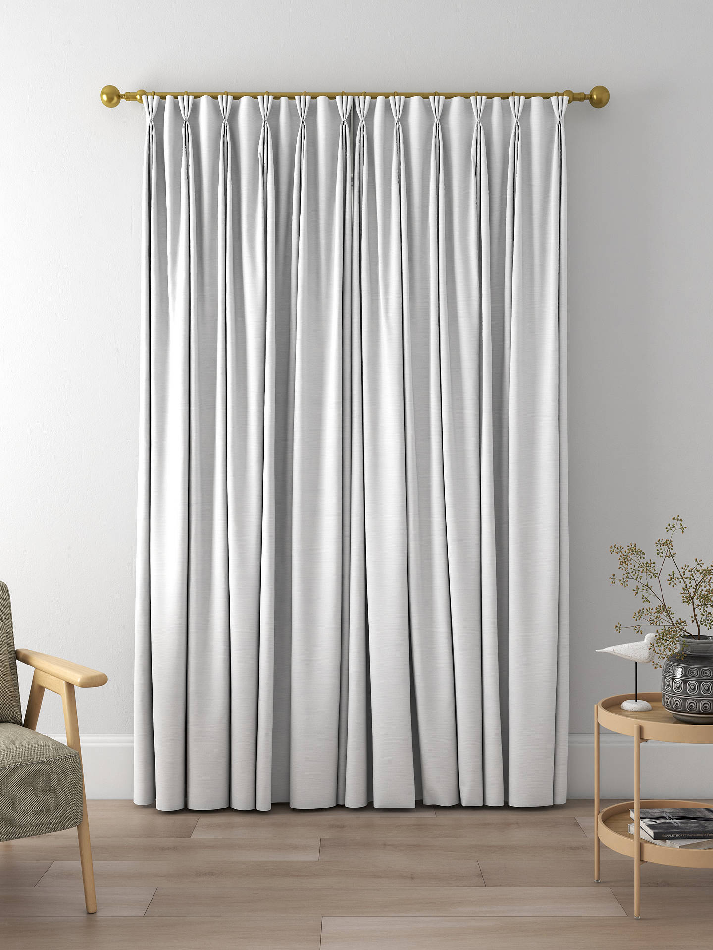 Designers Guild Pampas Made to Measure Curtains, Oyster