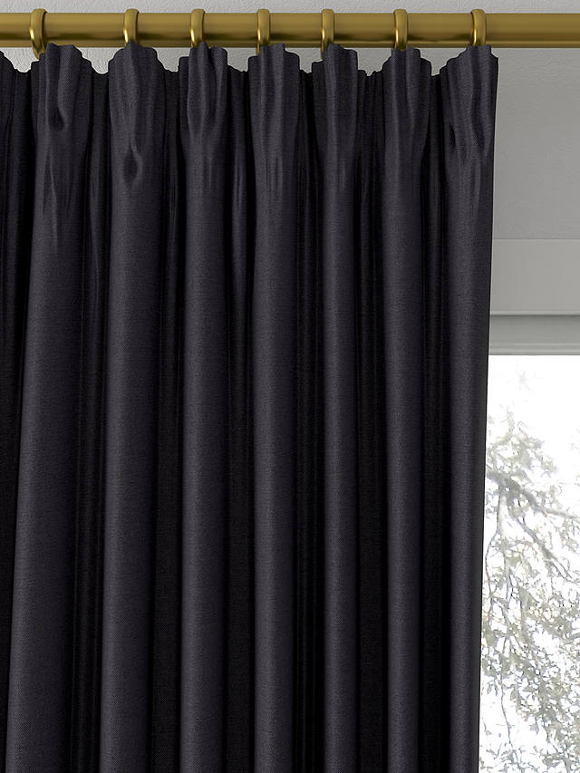 Designers Guild Madrid Made to Measure Curtains, Graphite