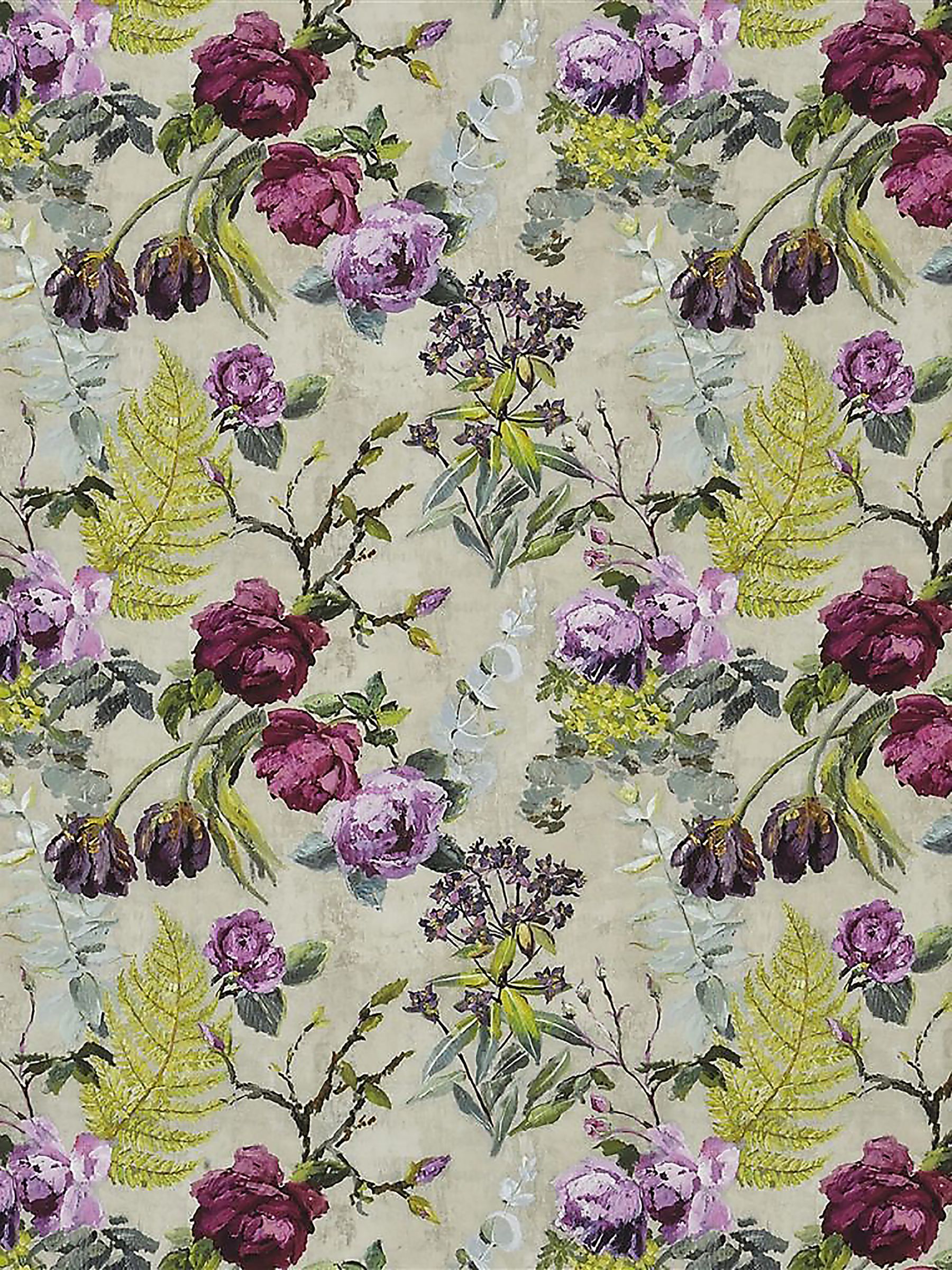 Designers Guild Tulipani Made to Measure Curtains, Linen