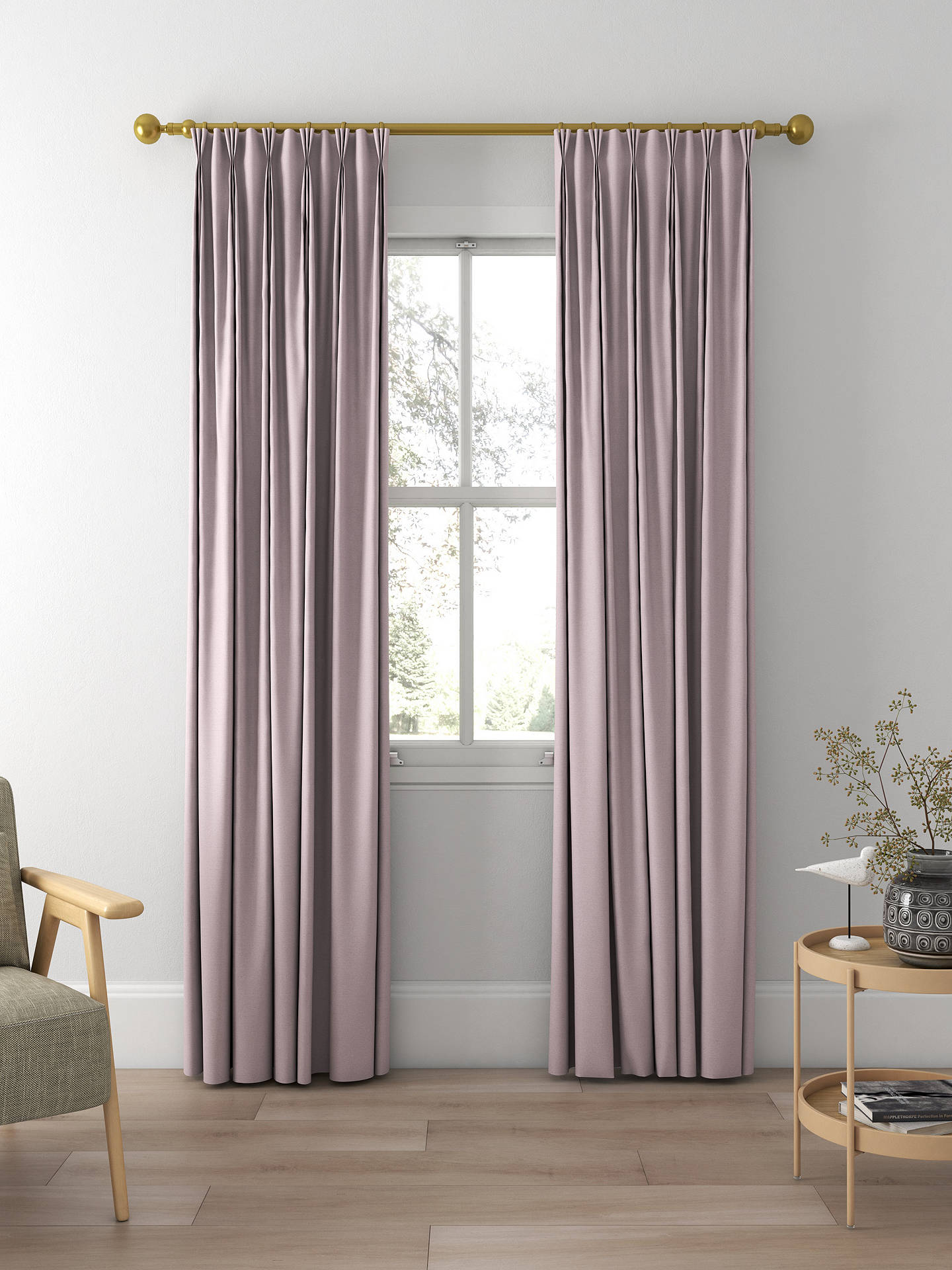 Designers Guild Madrid Made to Measure Curtains, Thistle
