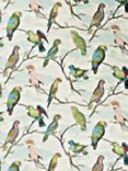 Designers Guild Parrot Aviary Made to Measure Curtains or Roman Blind, Sky Blue
