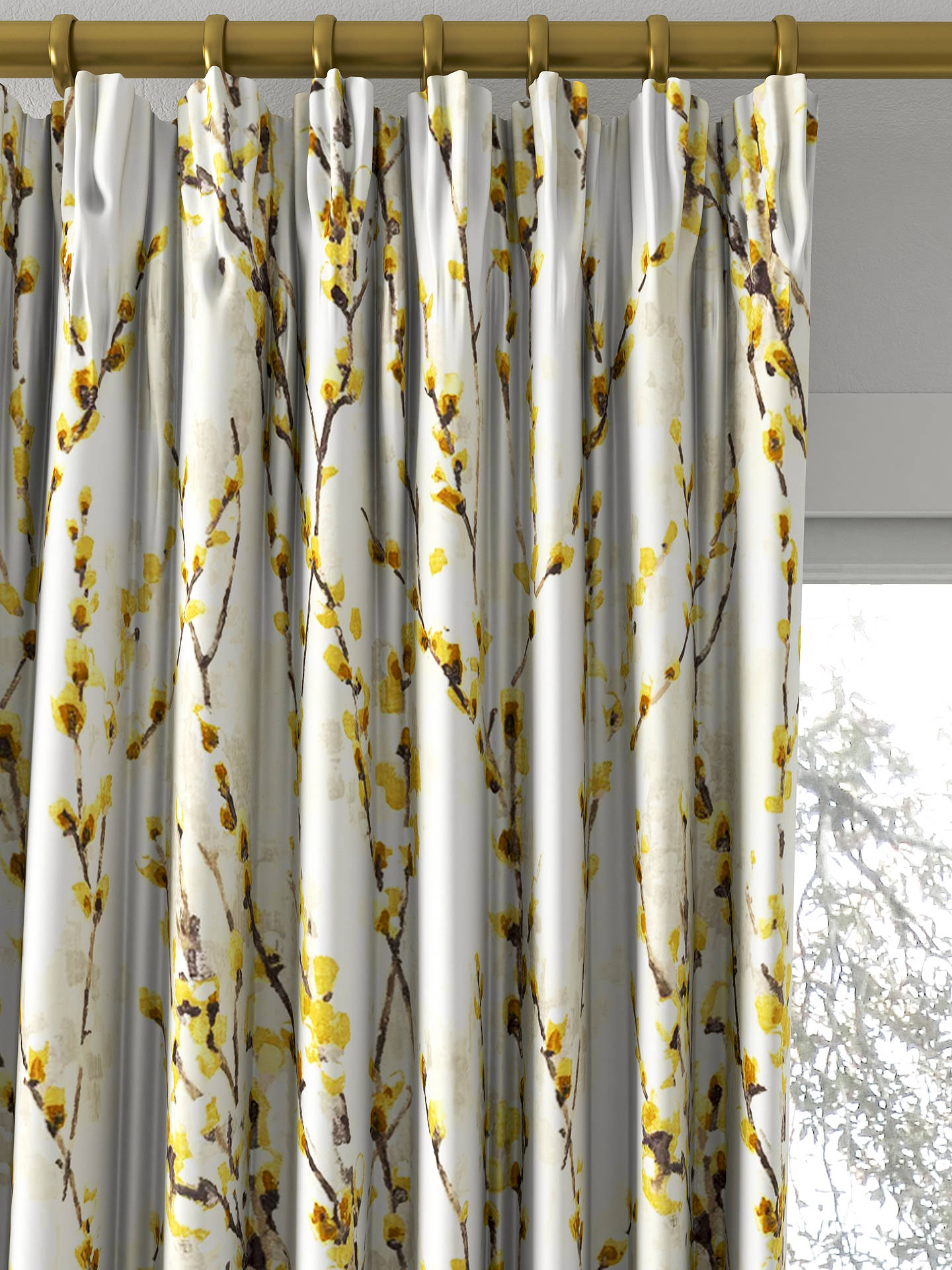 Harlequin Salice Made to Measure Curtains, Mustard