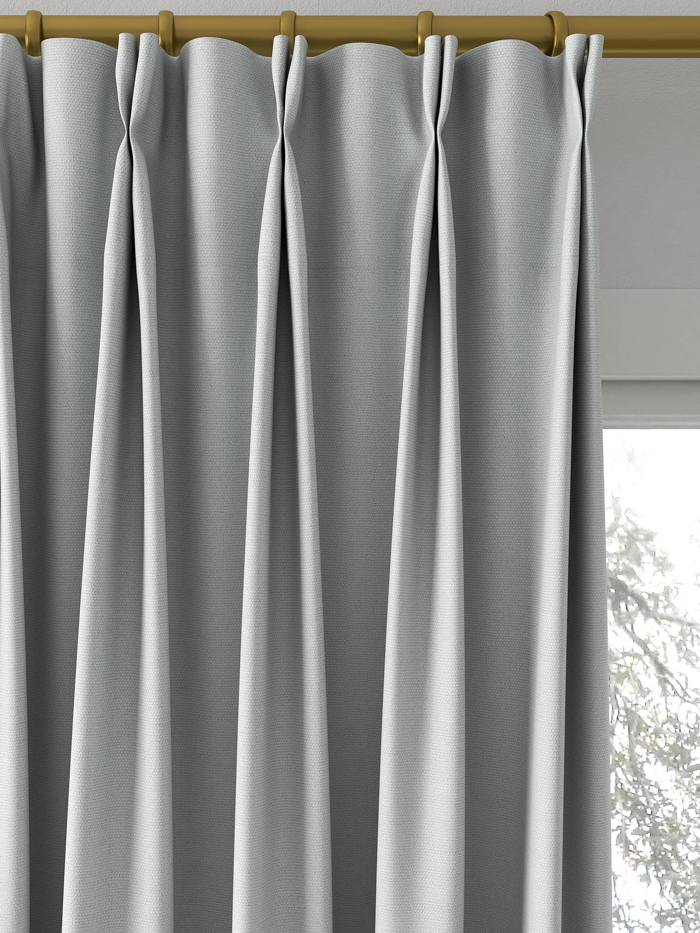 Designers Guild Madrid Made to Measure Curtains, Duck Egg