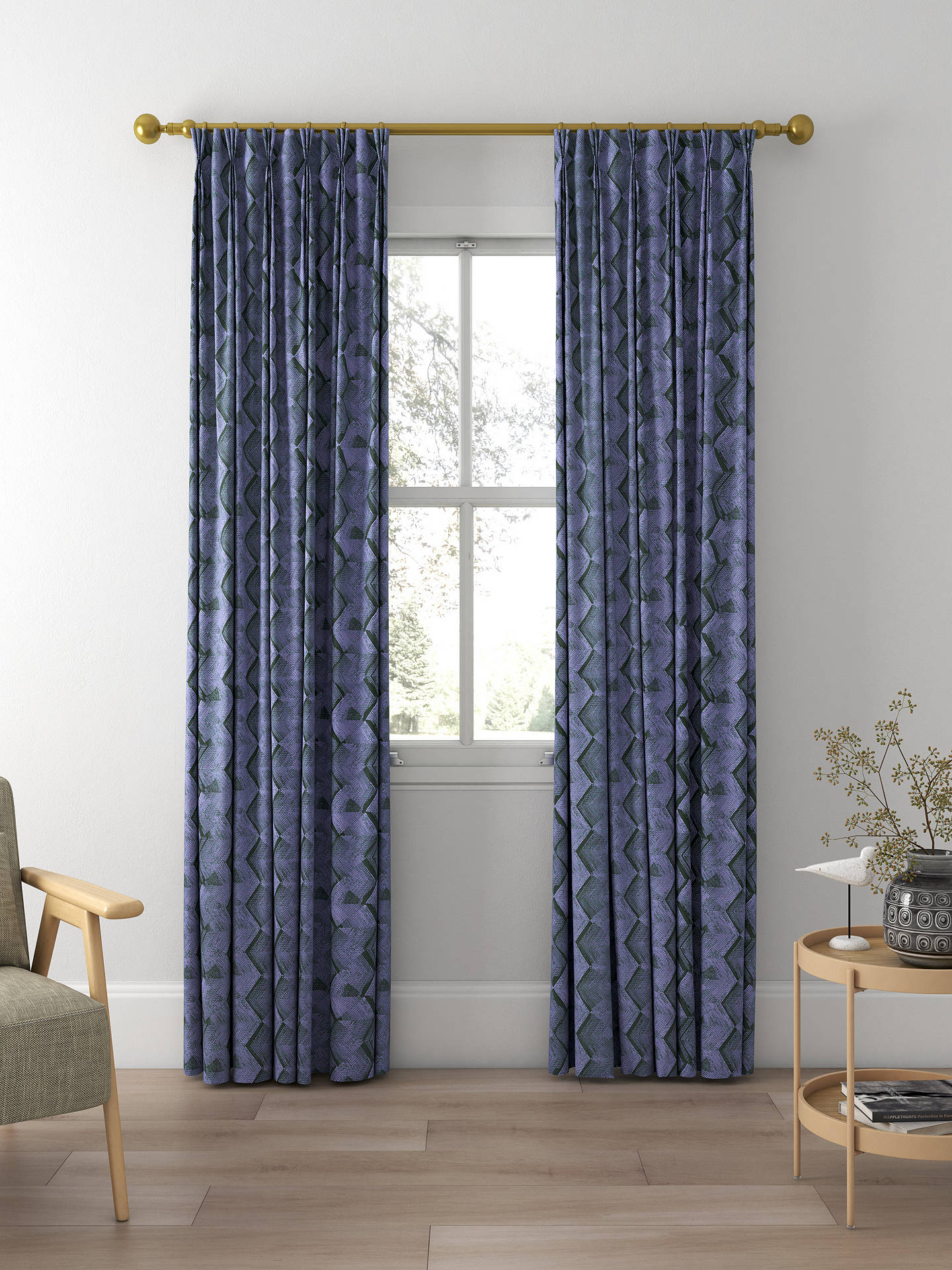 Harlequin Tanabe Made to Measure Curtains, Midnight