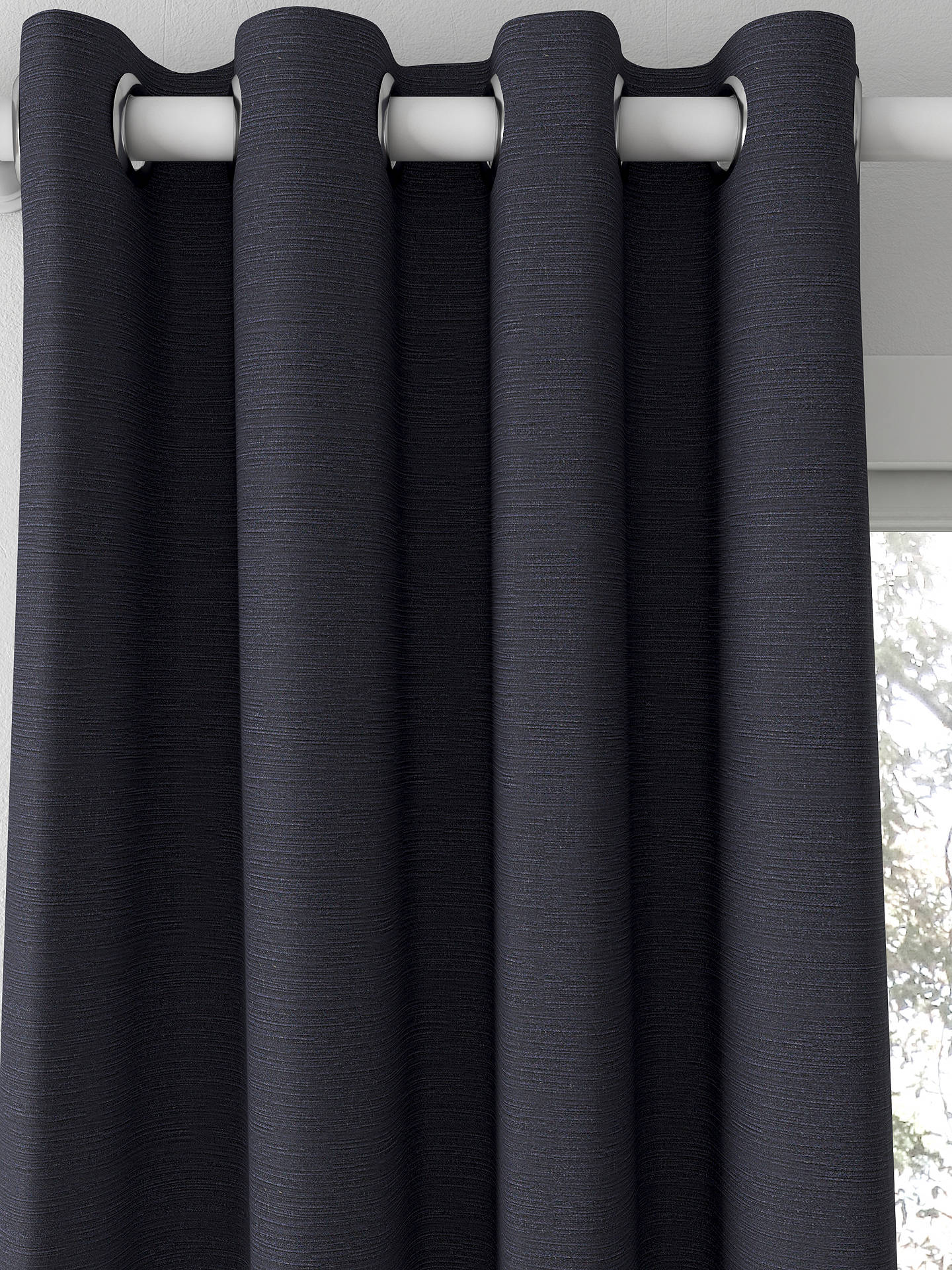 Designers Guild Pampas Made to Measure Curtains, Noir
