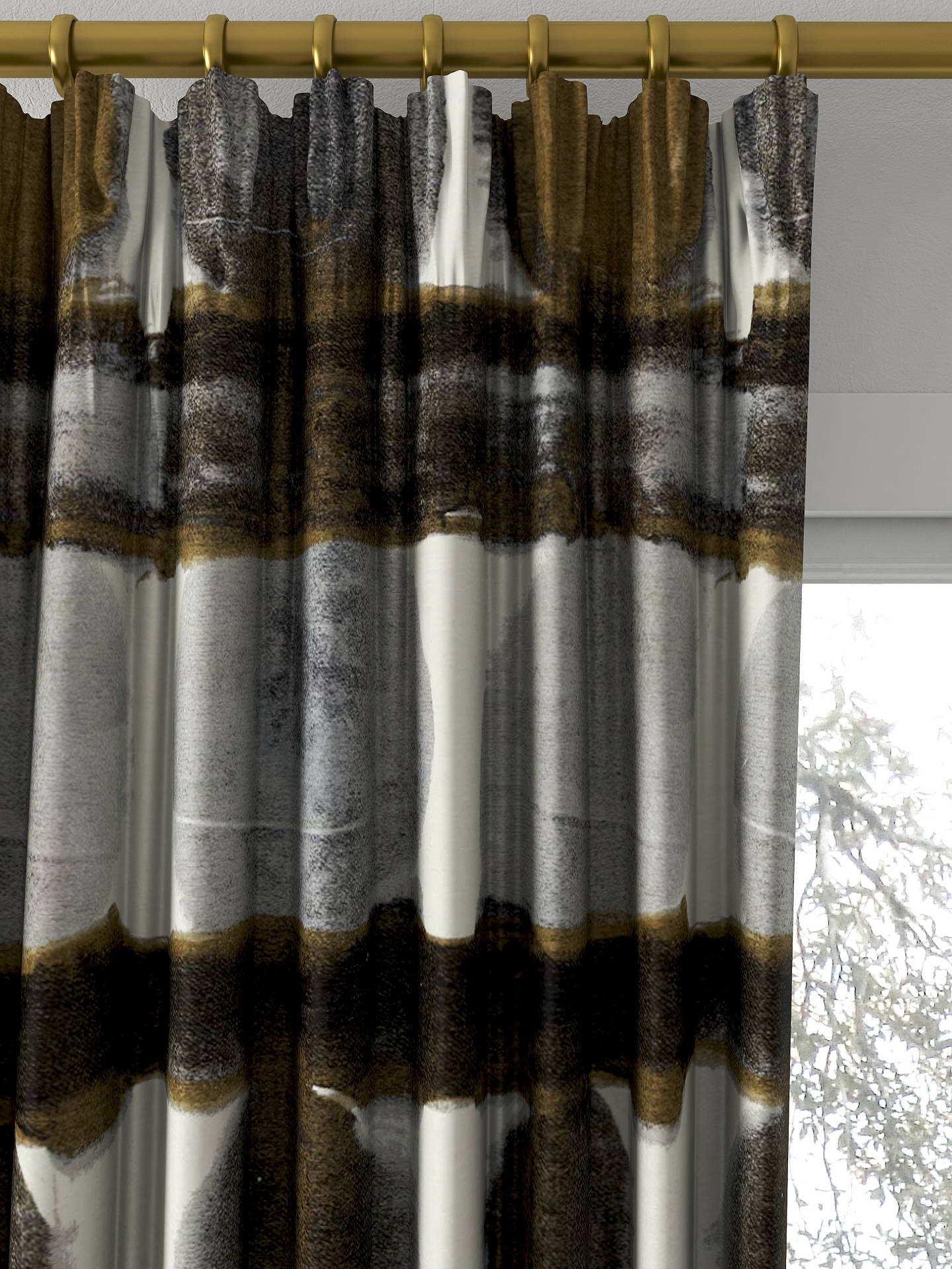 Harlequin Delphis Made to Measure Curtains, Charcoal