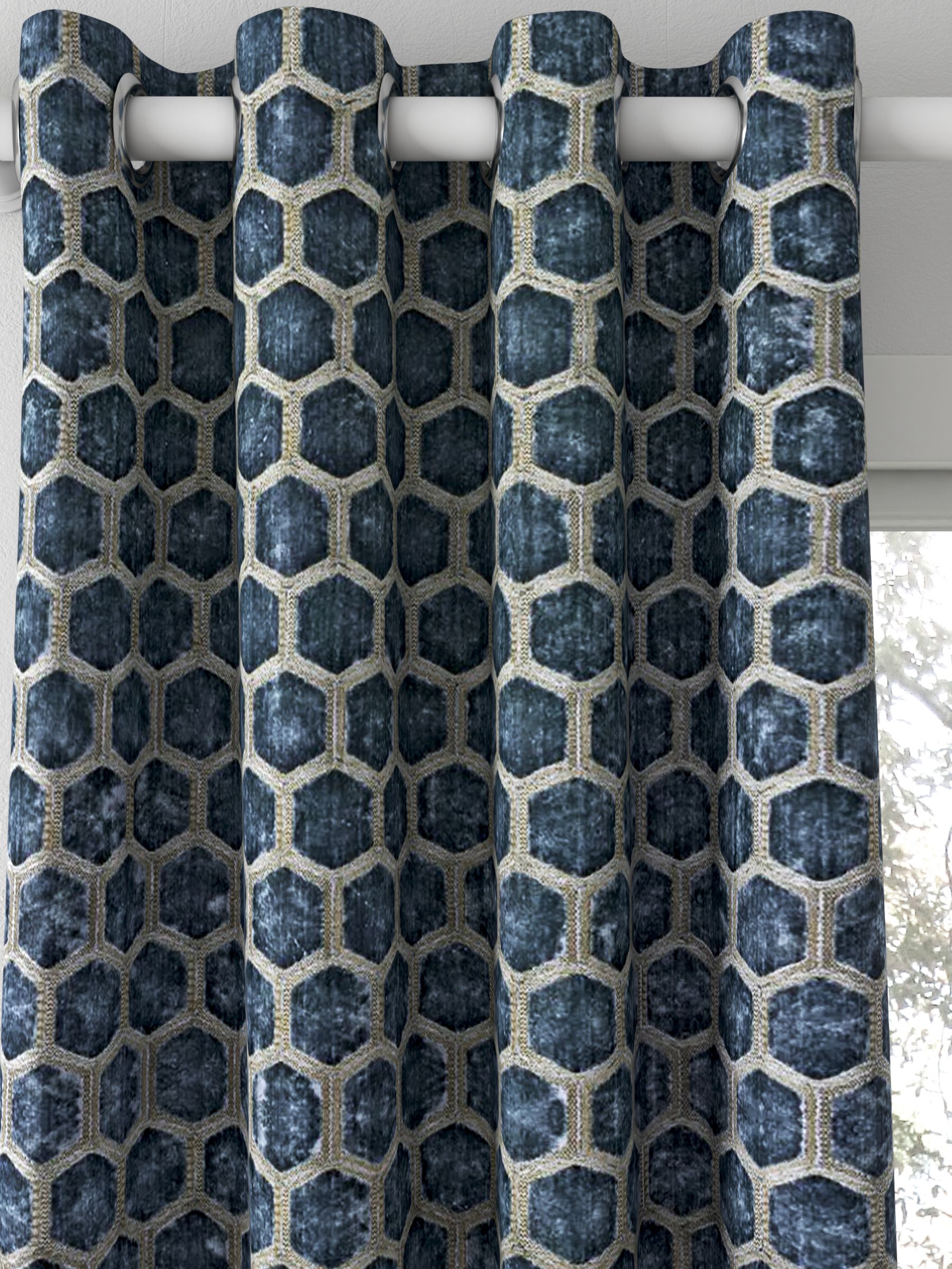 Designers Guild Manipur Made to Measure Curtains or Roman Blind, Delft