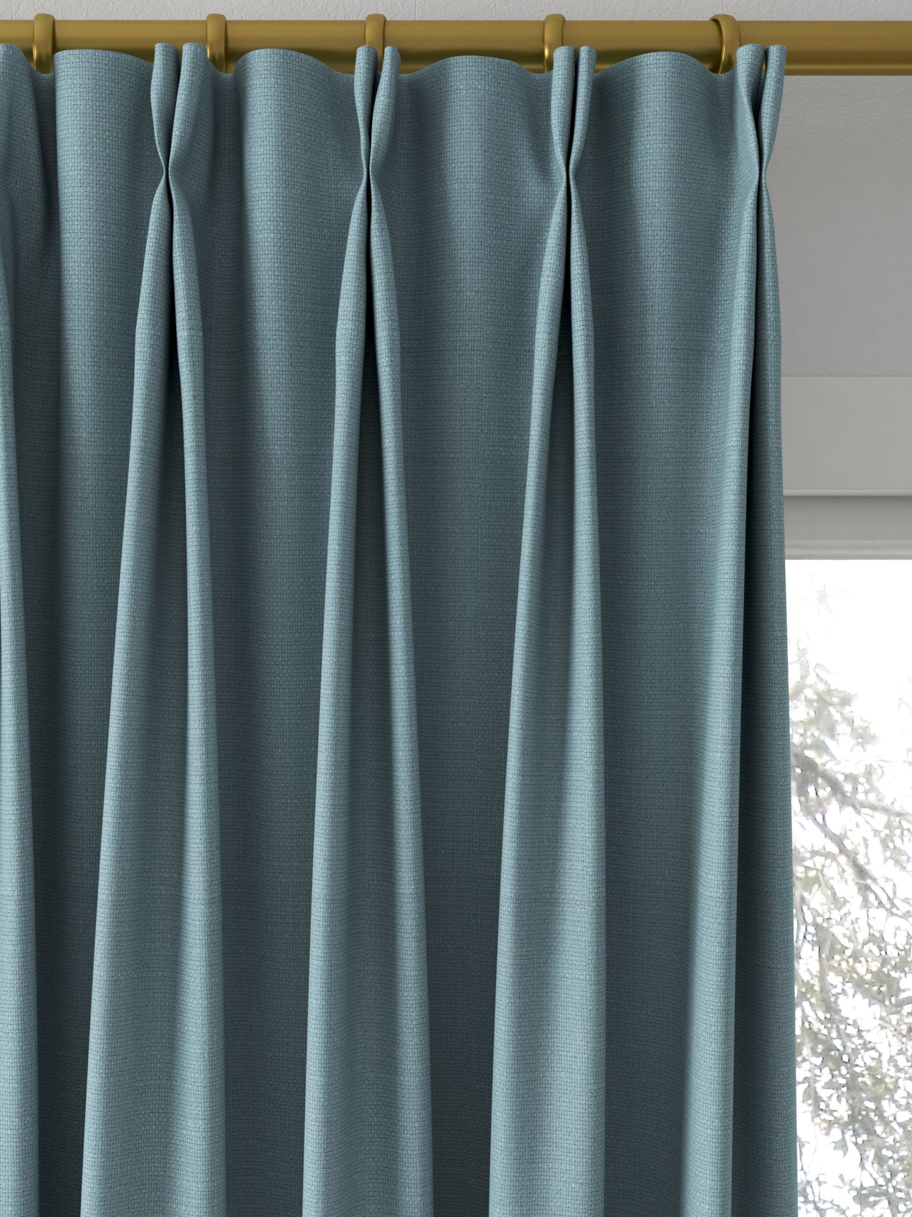 Sanderson Tuscany II Made to Measure Curtains, Aquamarine