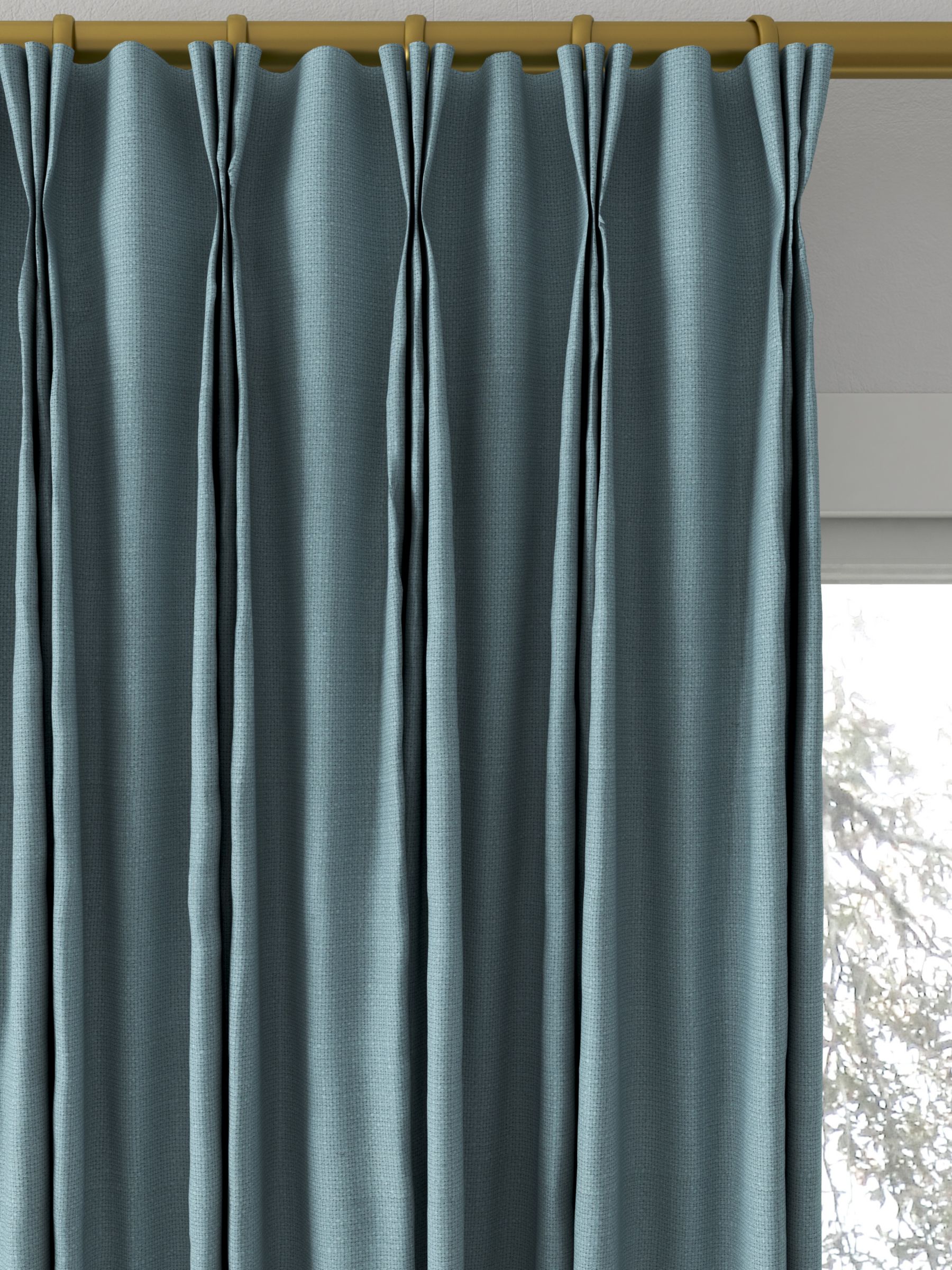 Sanderson Tuscany II Made to Measure Curtains, Aquamarine