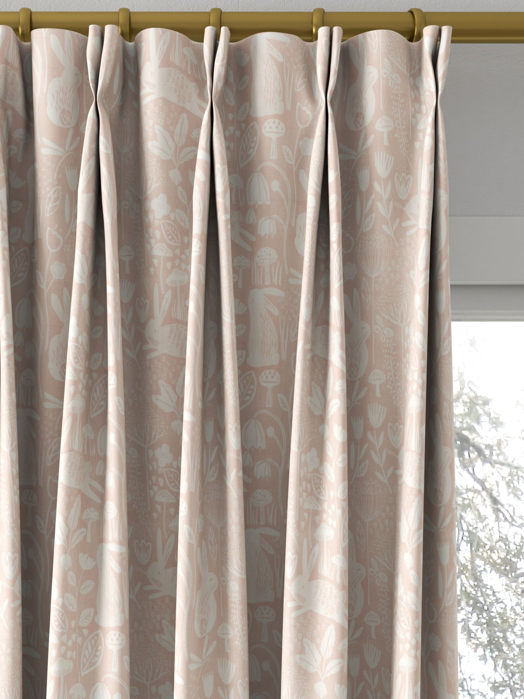 Harlequin Into The Meadow Made to Measure Curtains, Powder