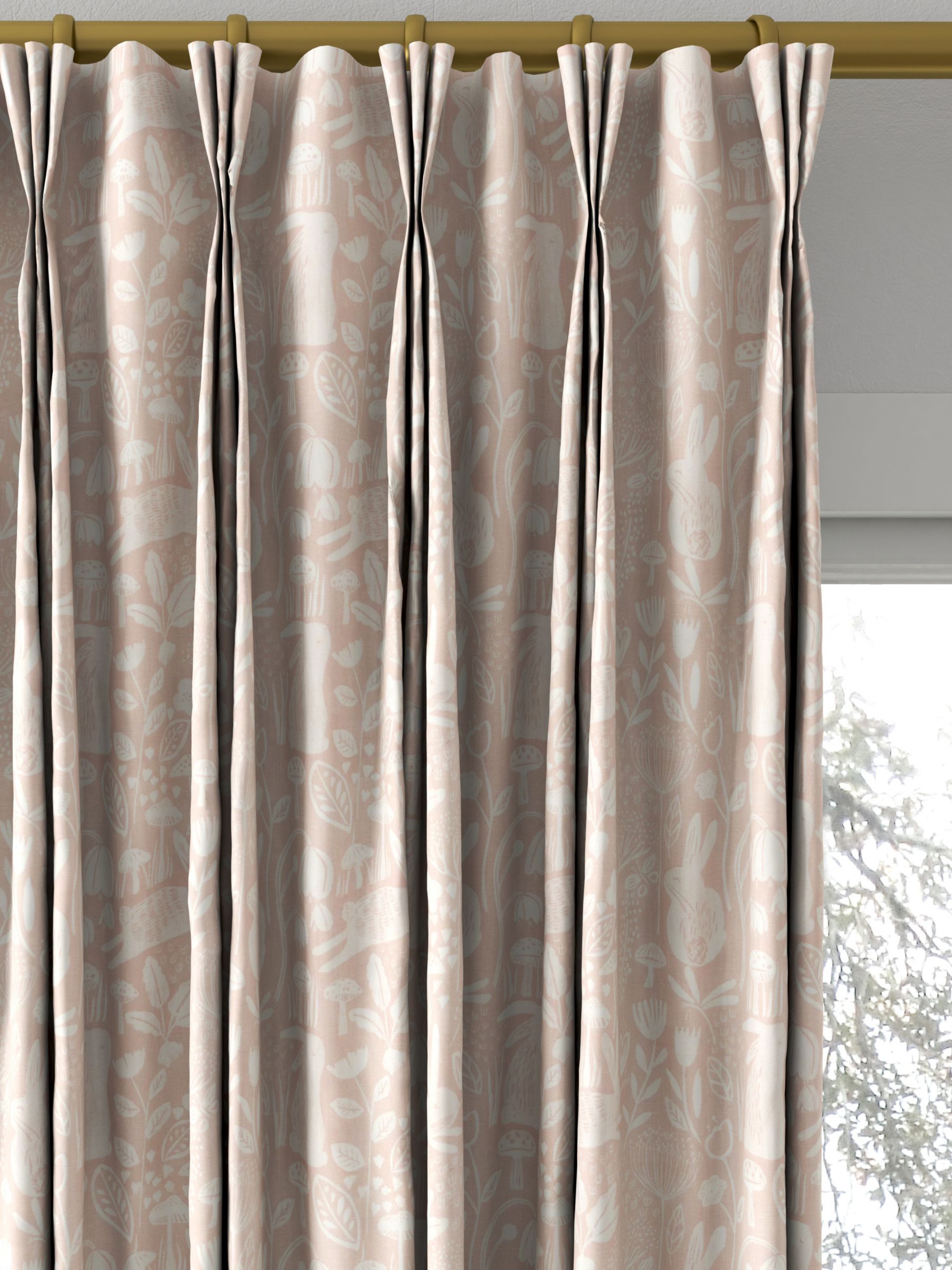 Harlequin Into The Meadow Made to Measure Curtains, Powder