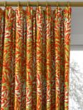 Morris & Co. Willow Boughs Made to Measure Curtains or Roman Blind, Tomato/Olive