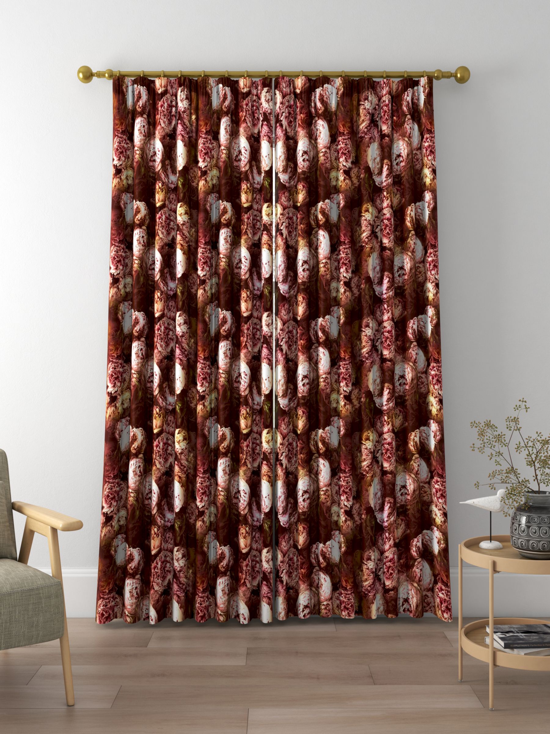 Designers Guild Vespertina Made to Measure Curtains, Sepia