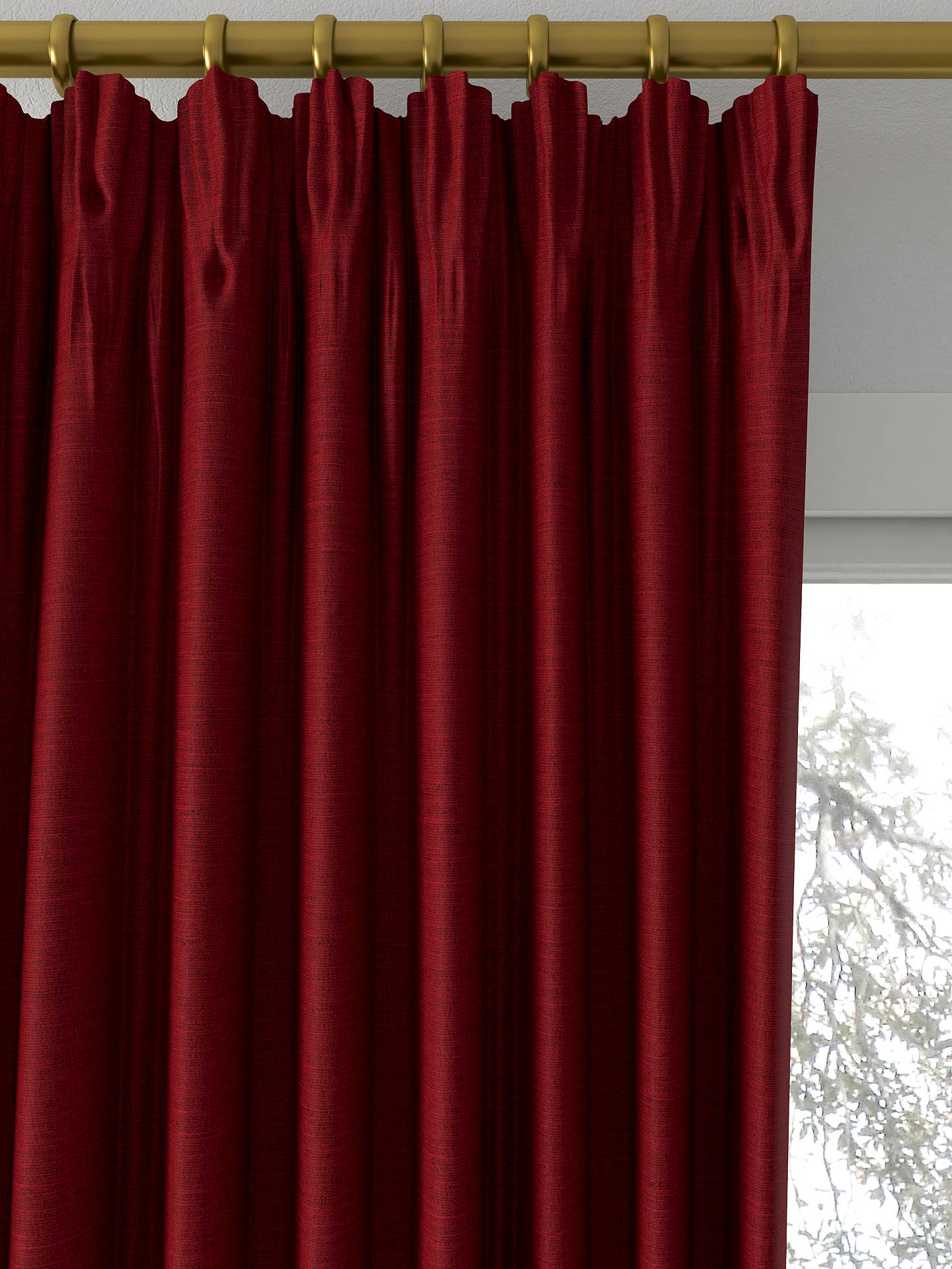 Designers Guild Mirissa Made to Measure Curtains, Scarlet