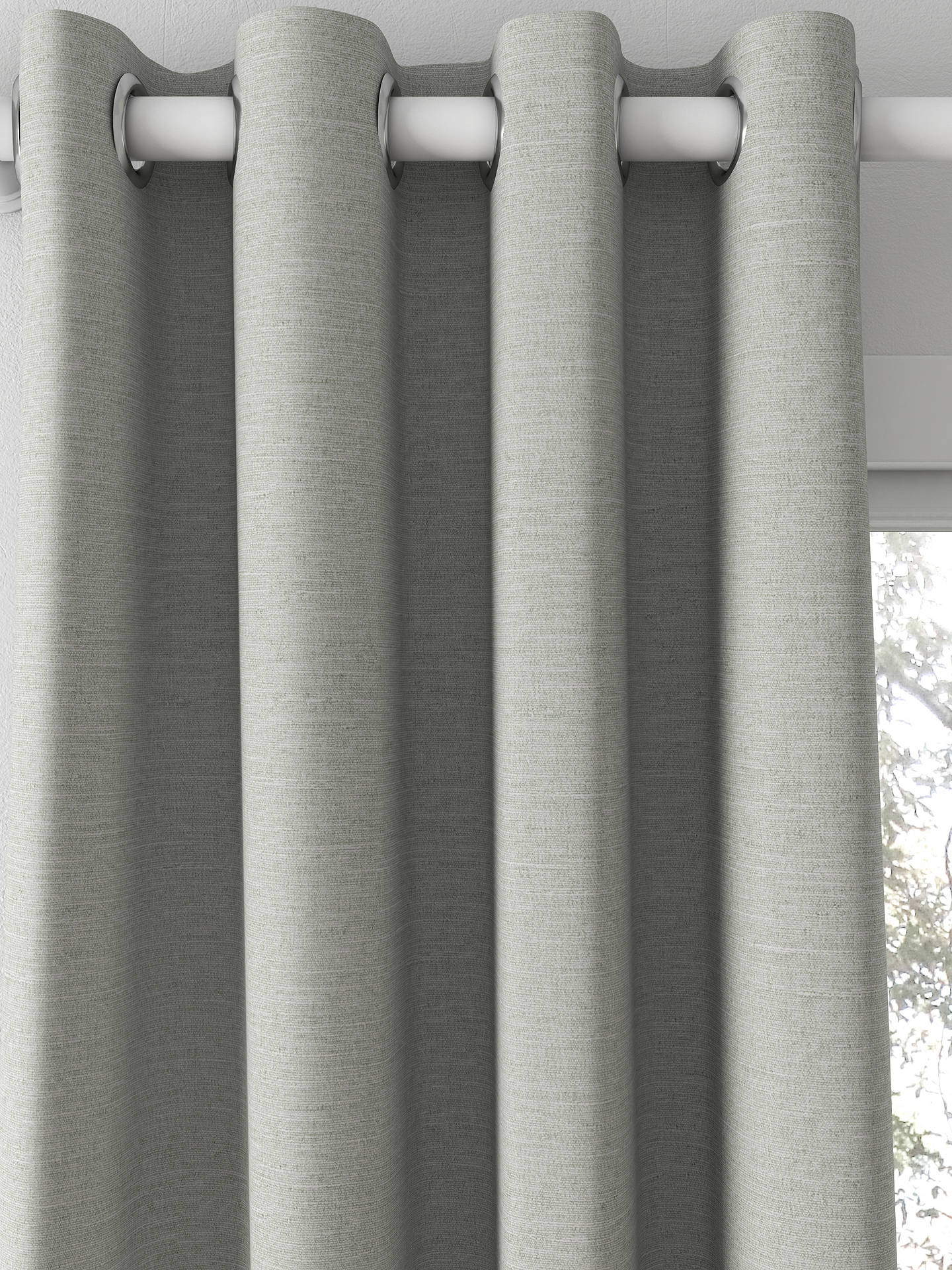 Designers Guild Mirissa Made to Measure Curtains, Silver