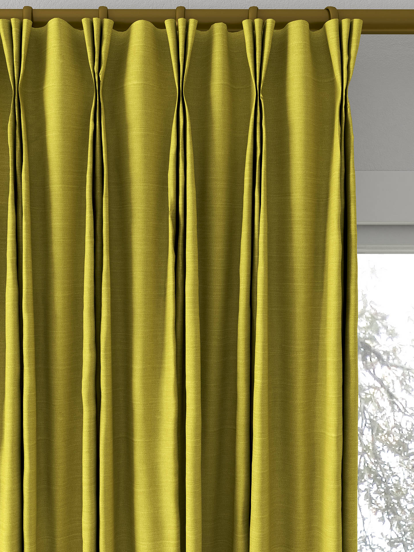 Designers Guild Mirissa Made to Measure Curtains, Lemongrass